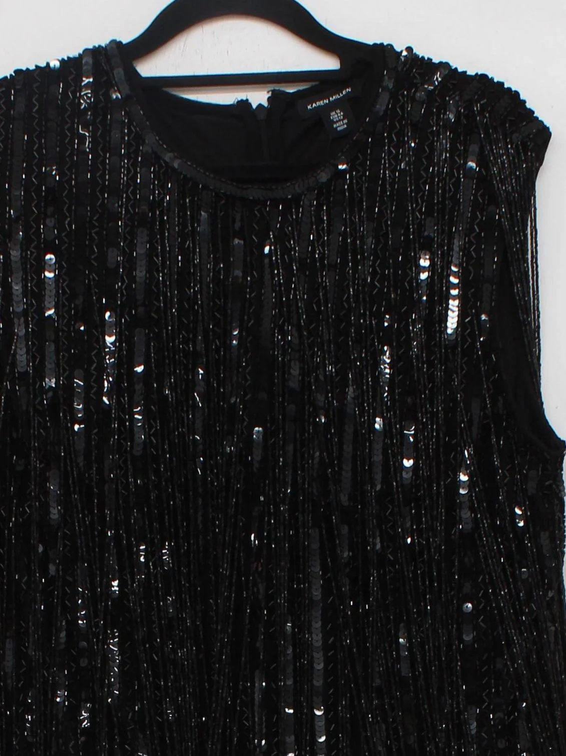 Karen Millen Mini Dress UK16 in Black RRP £349 - Image 3