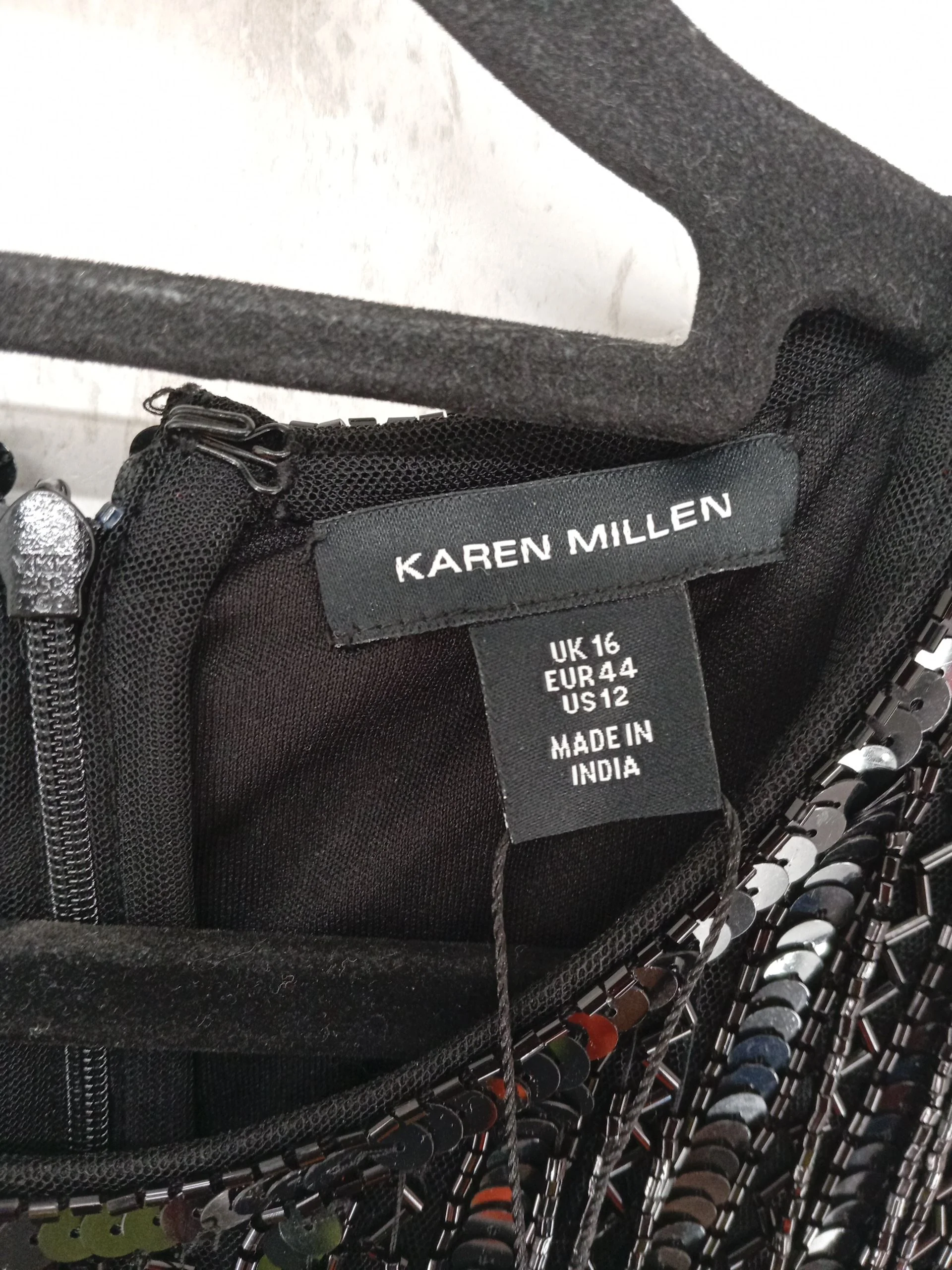 Karen Millen Mini Dress UK16 in Black RRP £349 - Image 5