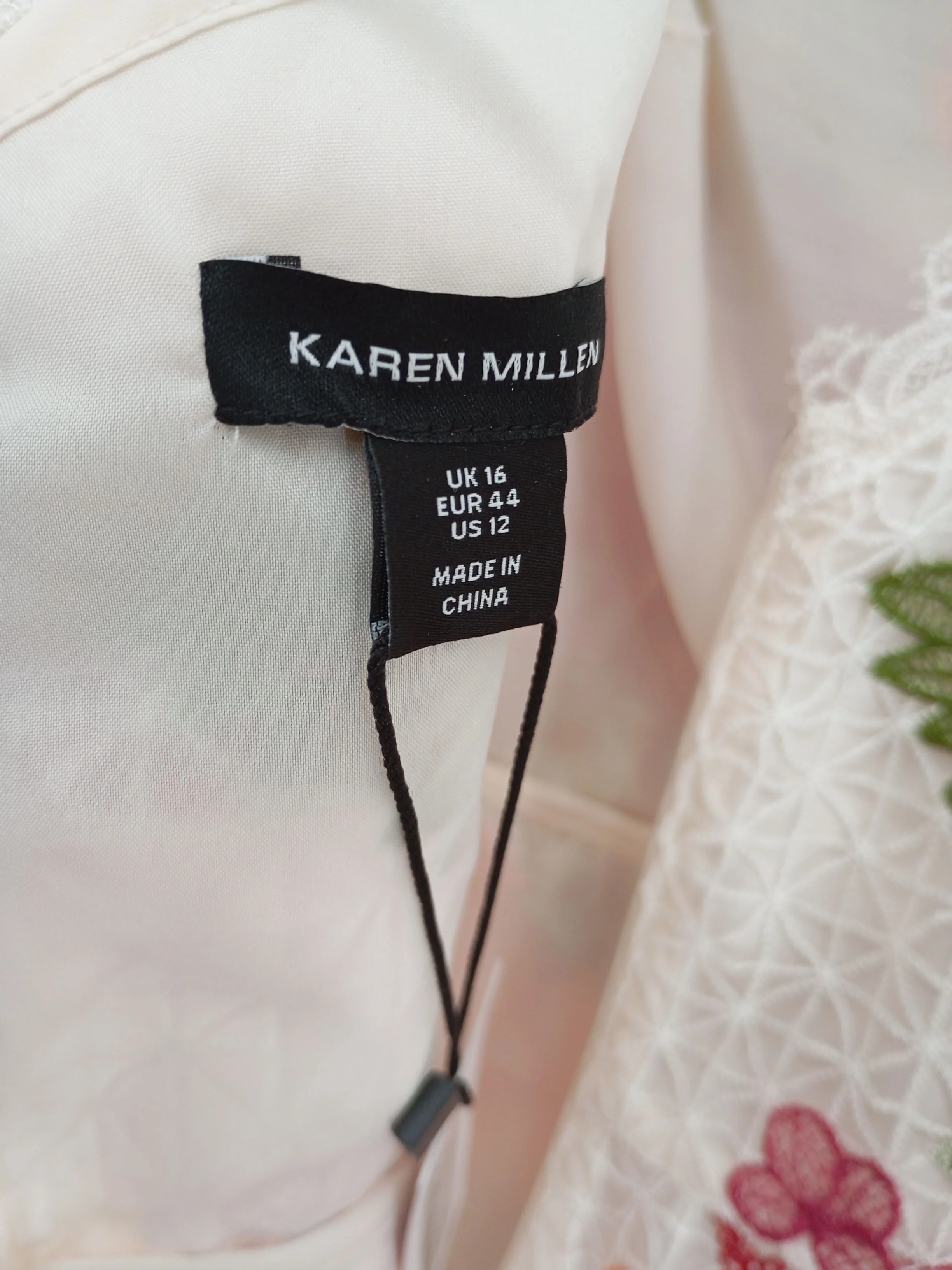 Karen Millen Mini Dress UK16 in White RRP £259 - Image 6