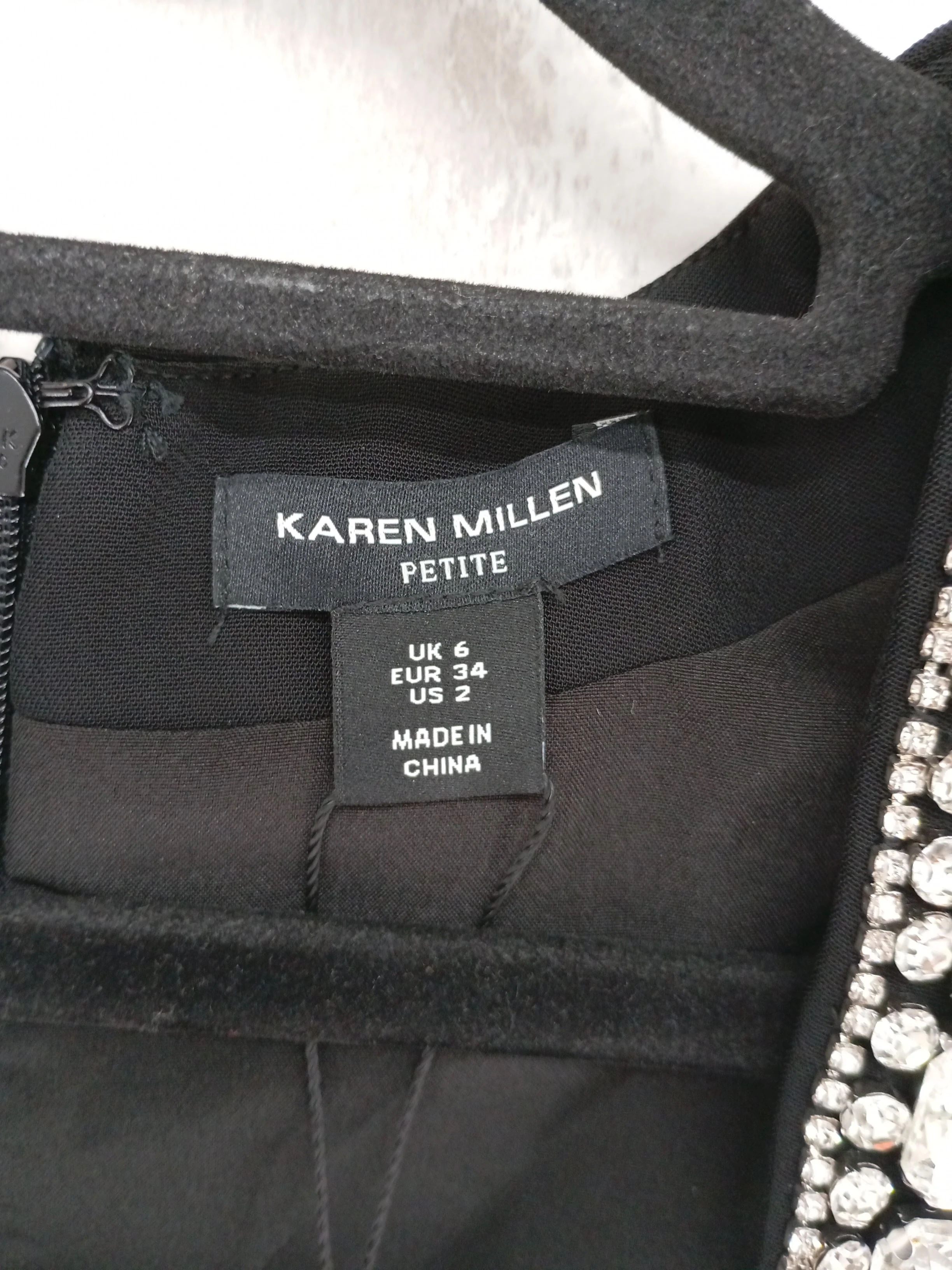 Karen Millen Mini Dress UK6 in Black RRP £259 - Image 6