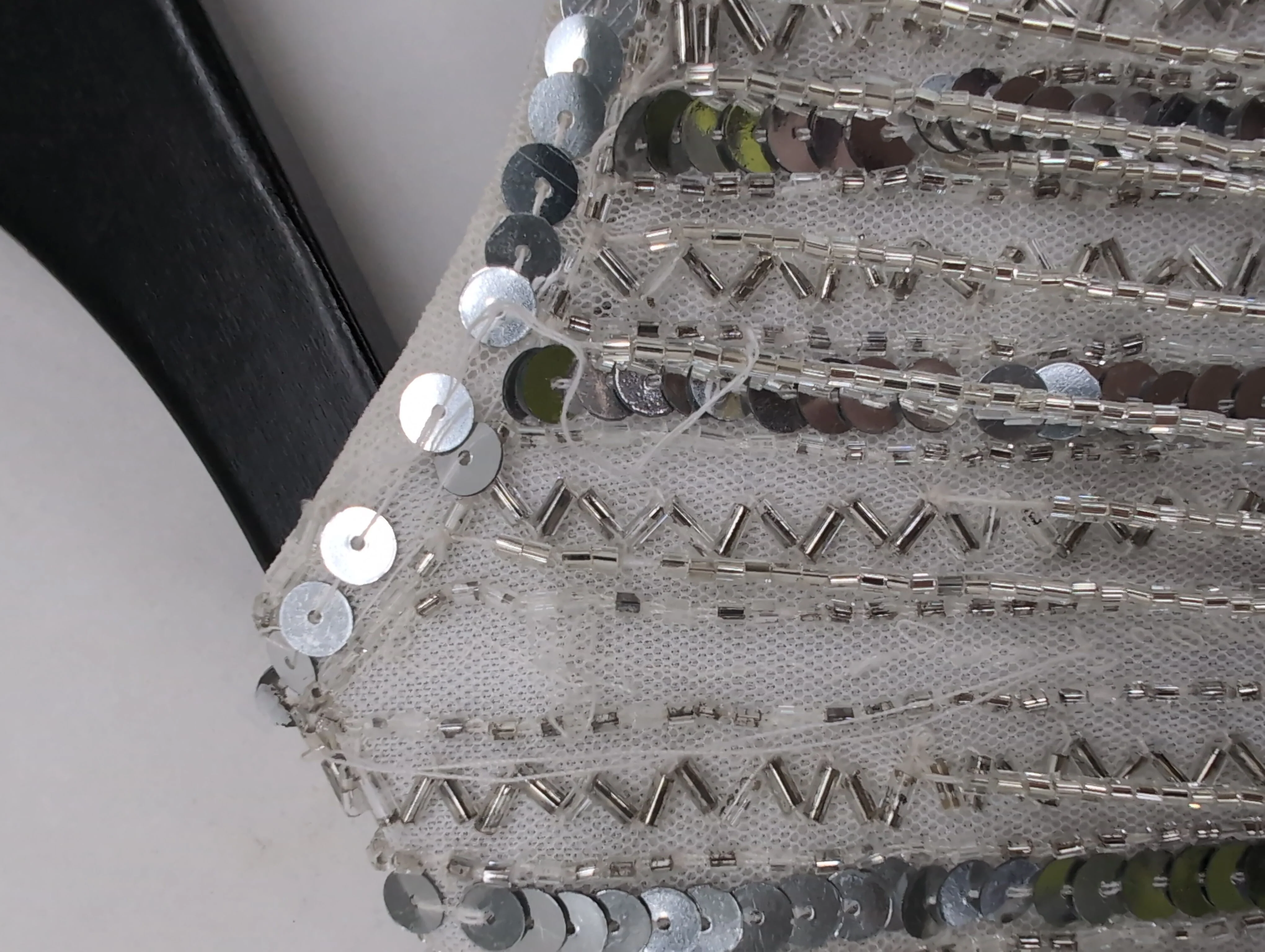 Karen Millen Mini Dress UK6 in Silver RRP £389 - Image 5