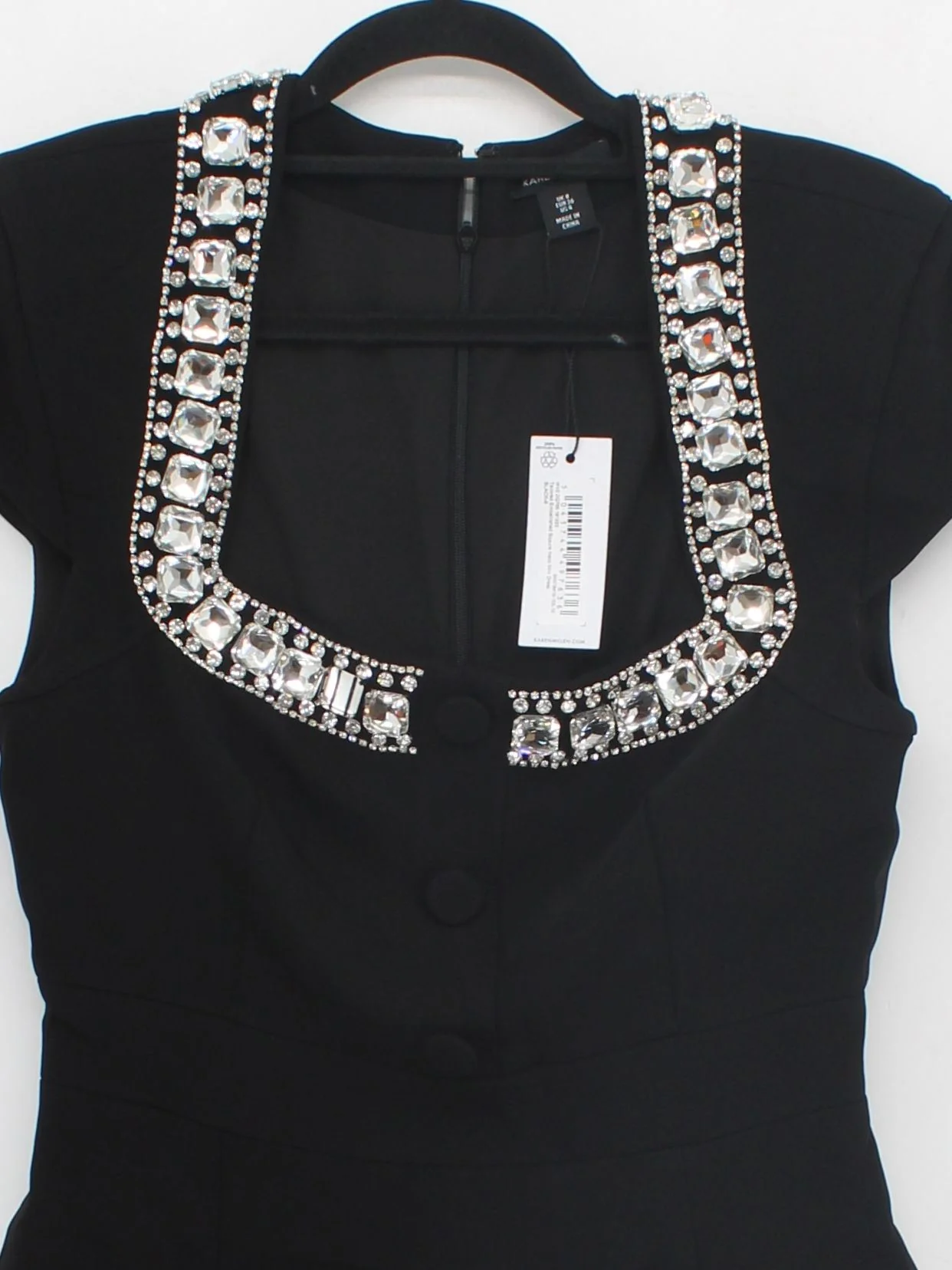 Karen Millen Mini Dress UK8 in Black RRP £259 - Image 3