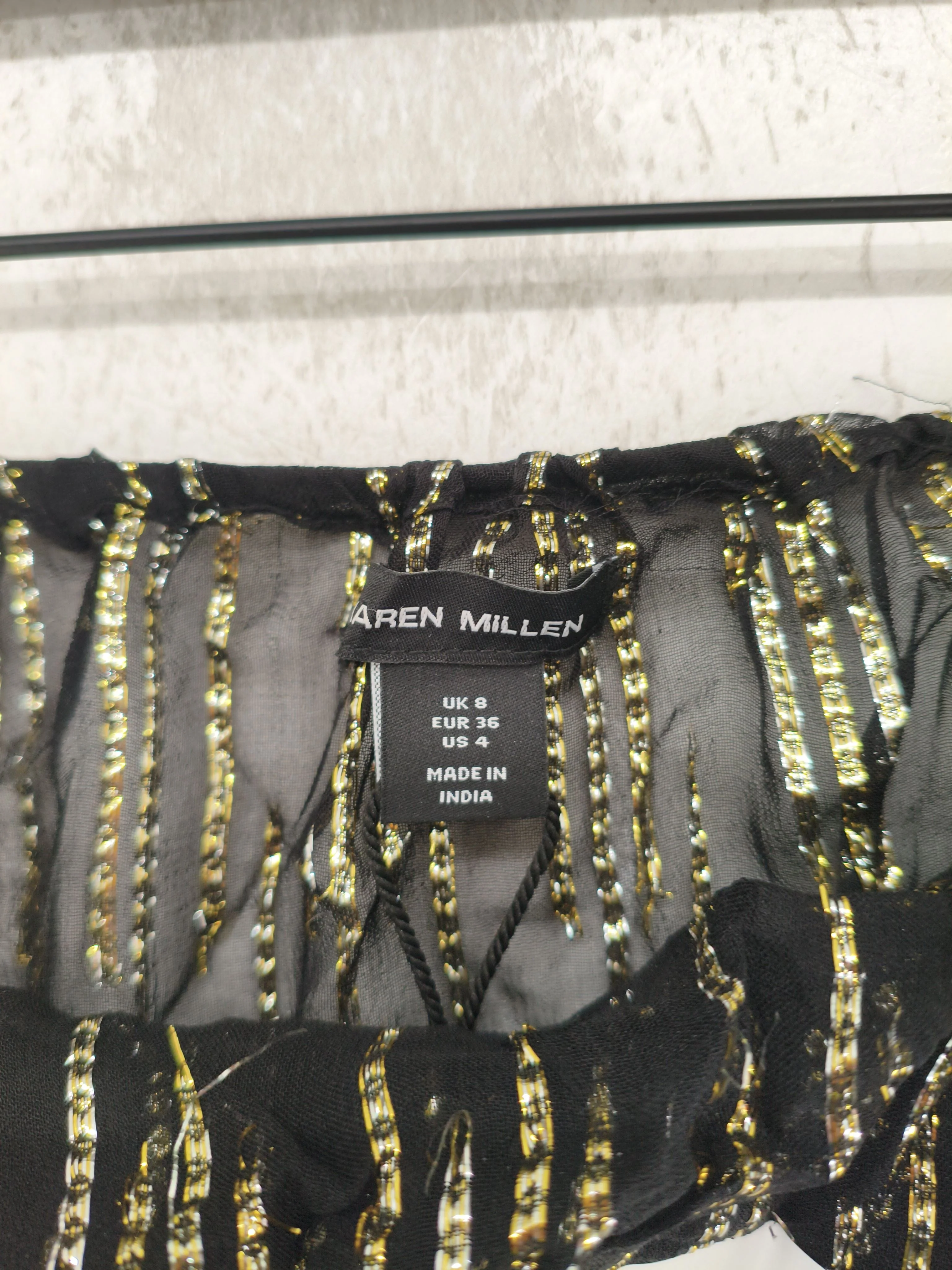 Karen Millen Mini Dress UK8 in Black RRP £85 - Image 6