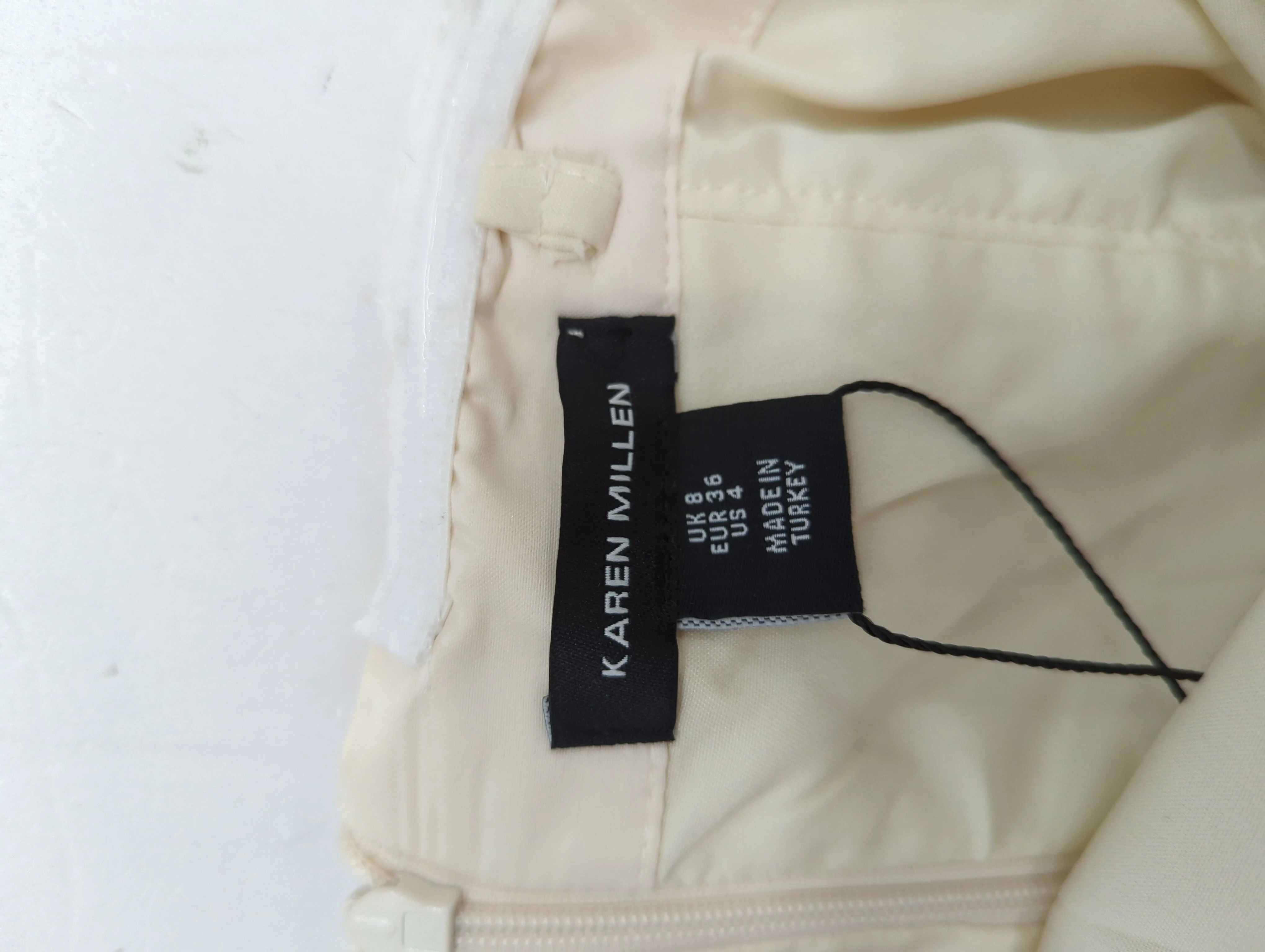 Karen Millen Mini Dress UK8 in Cream RRP £229 - Image 6