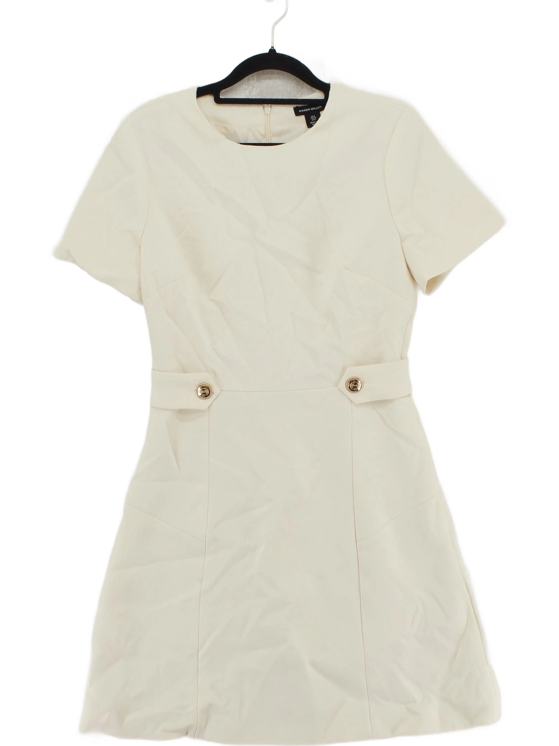 Karen Millen Mini Dress UK8 in Cream RRP £99