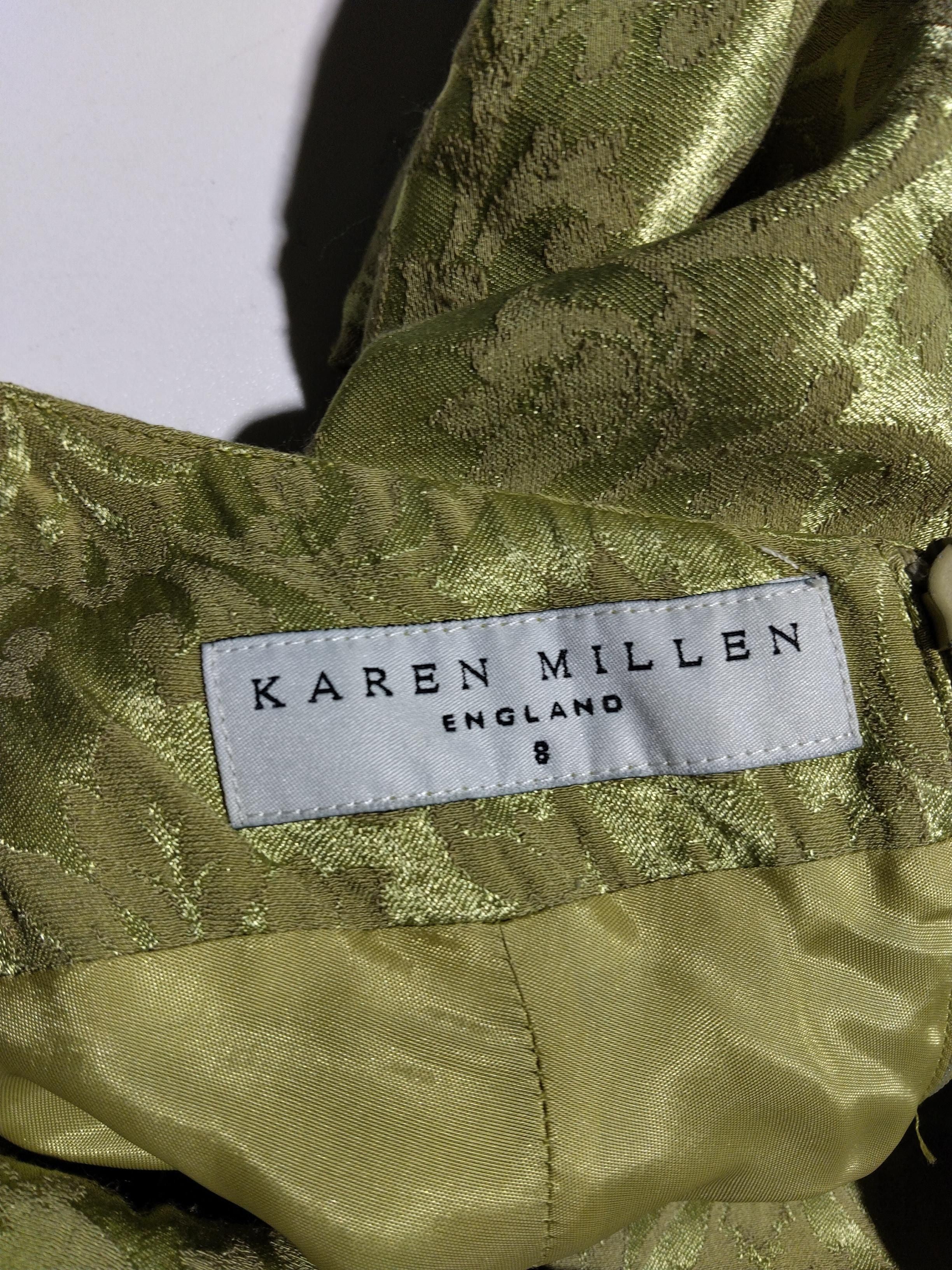 Karen Millen Mini Dress UK8 in Green - Image 5