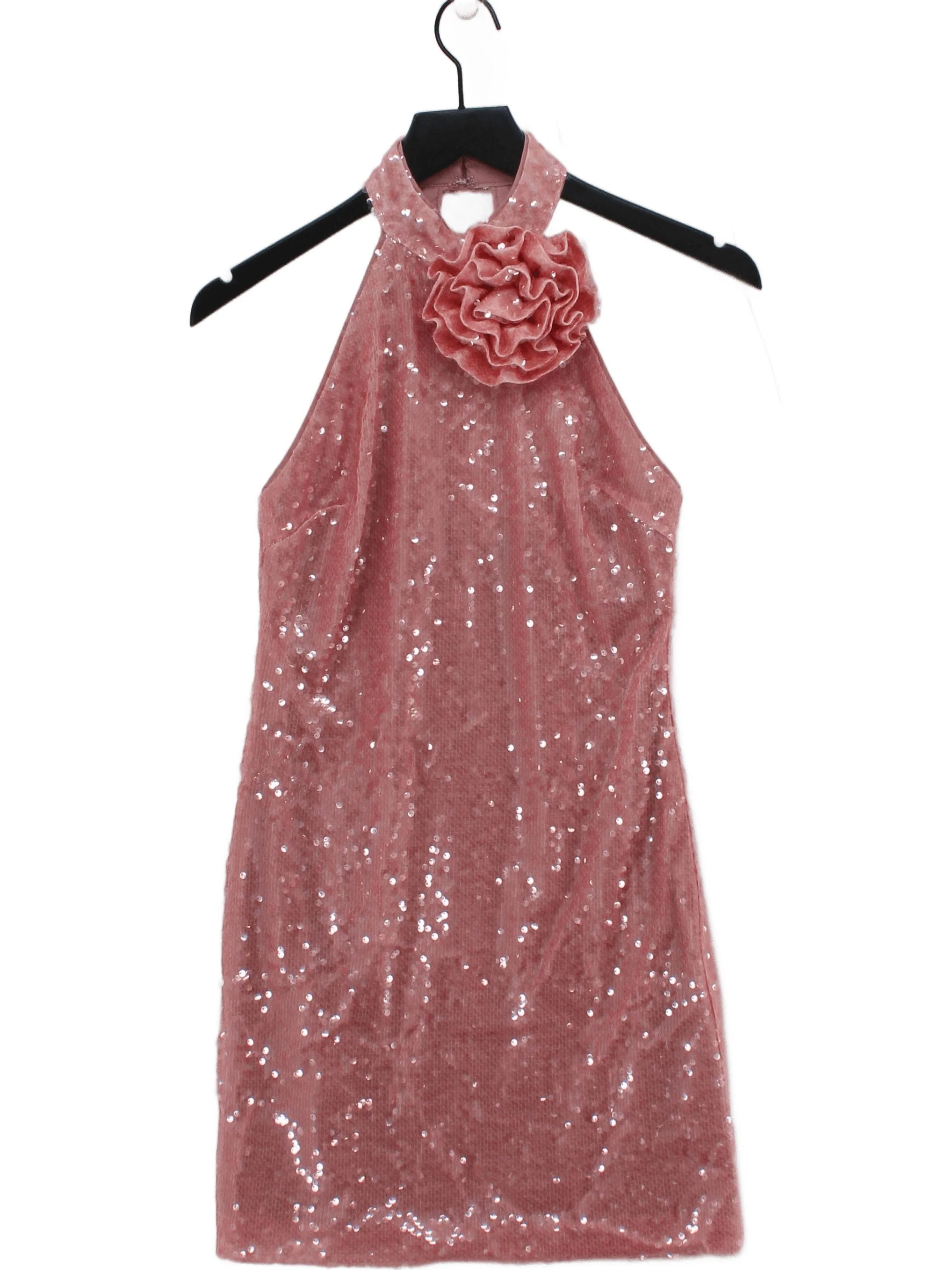 Karen Millen Mini Dress UK8 in Pink RRP £269