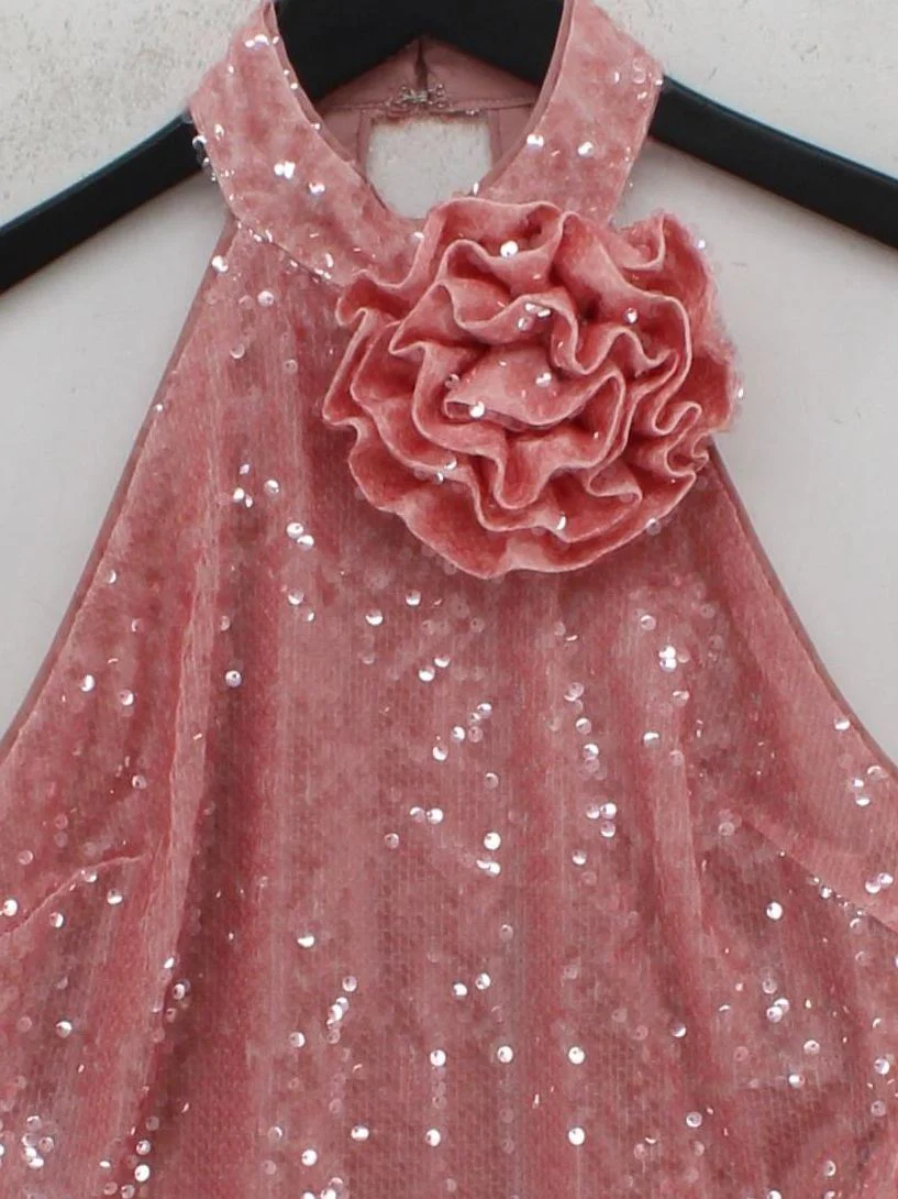 Karen Millen Mini Dress UK8 in Pink RRP £269 - Image 3