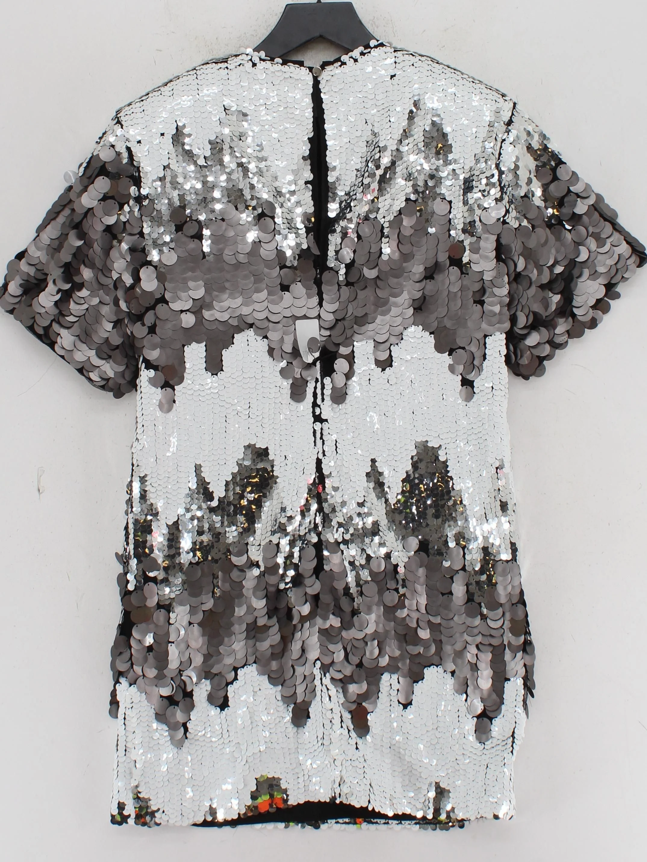 Karen Millen Mini Dress UK8 in Silver RRP £129 - Image 2