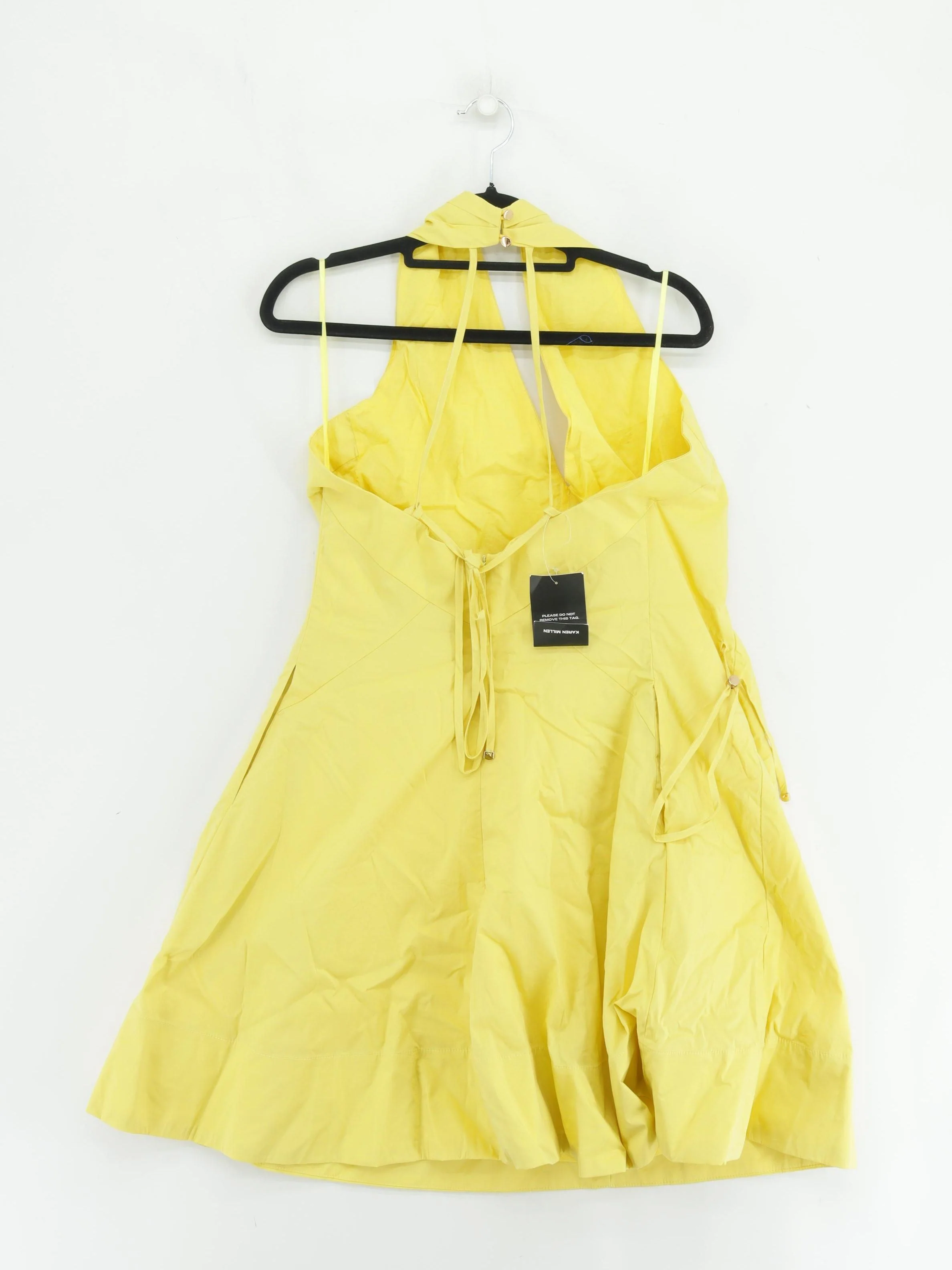 Karen Millen Mini Dress UK8 in Yellow RRP £129 - Image 2