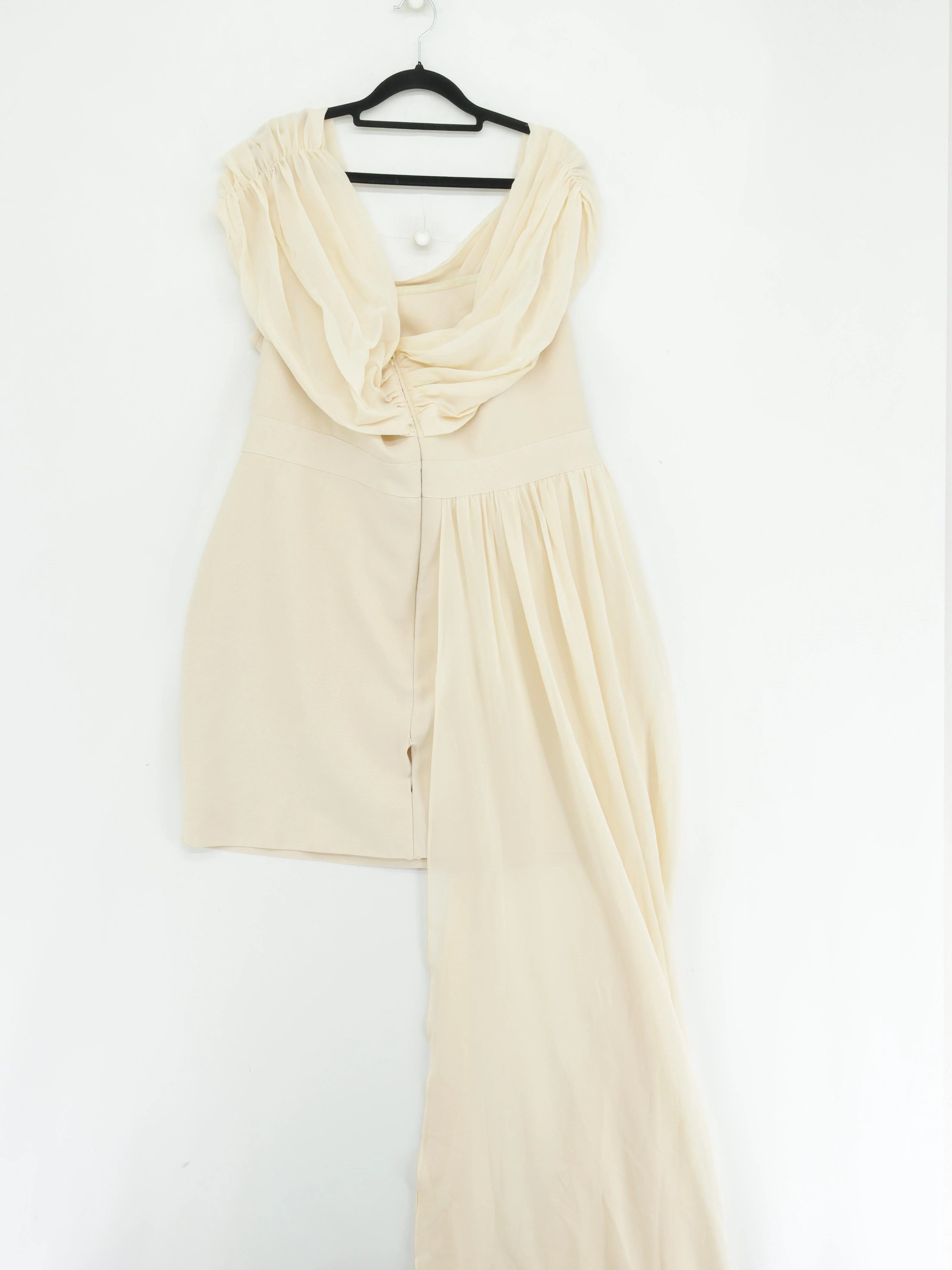 Karen Millen Mini Dress XL in Cream RRP £99 - Image 2