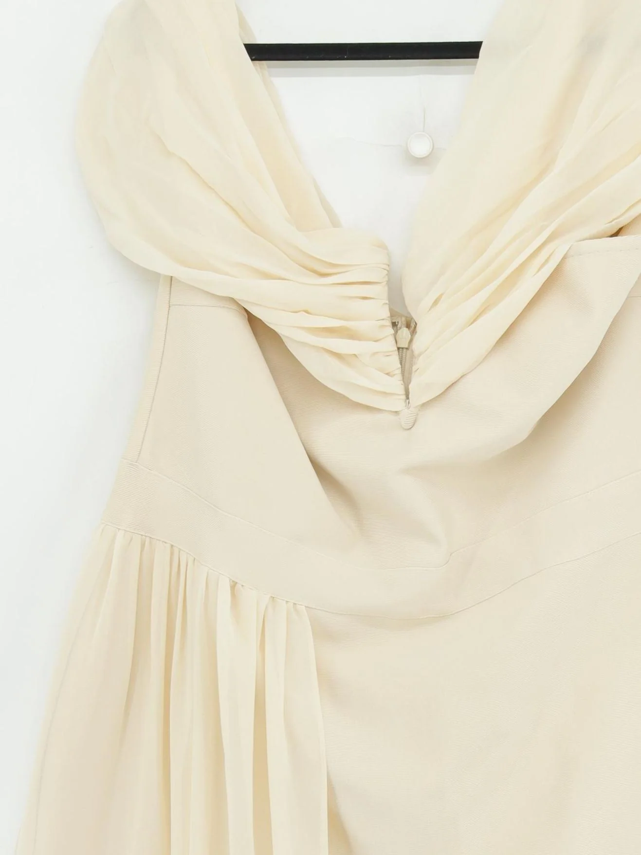 Karen Millen Mini Dress XL in Cream RRP £99 - Image 3