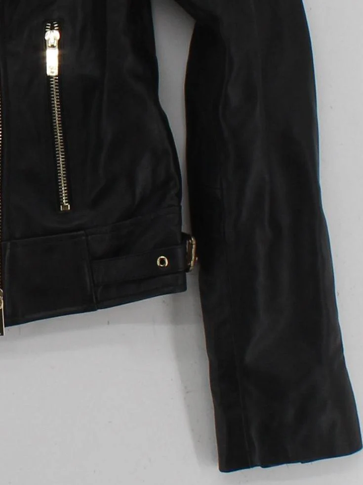 Karen Millen Motorcycle Jacket jacket black RRP £299 - Image 4