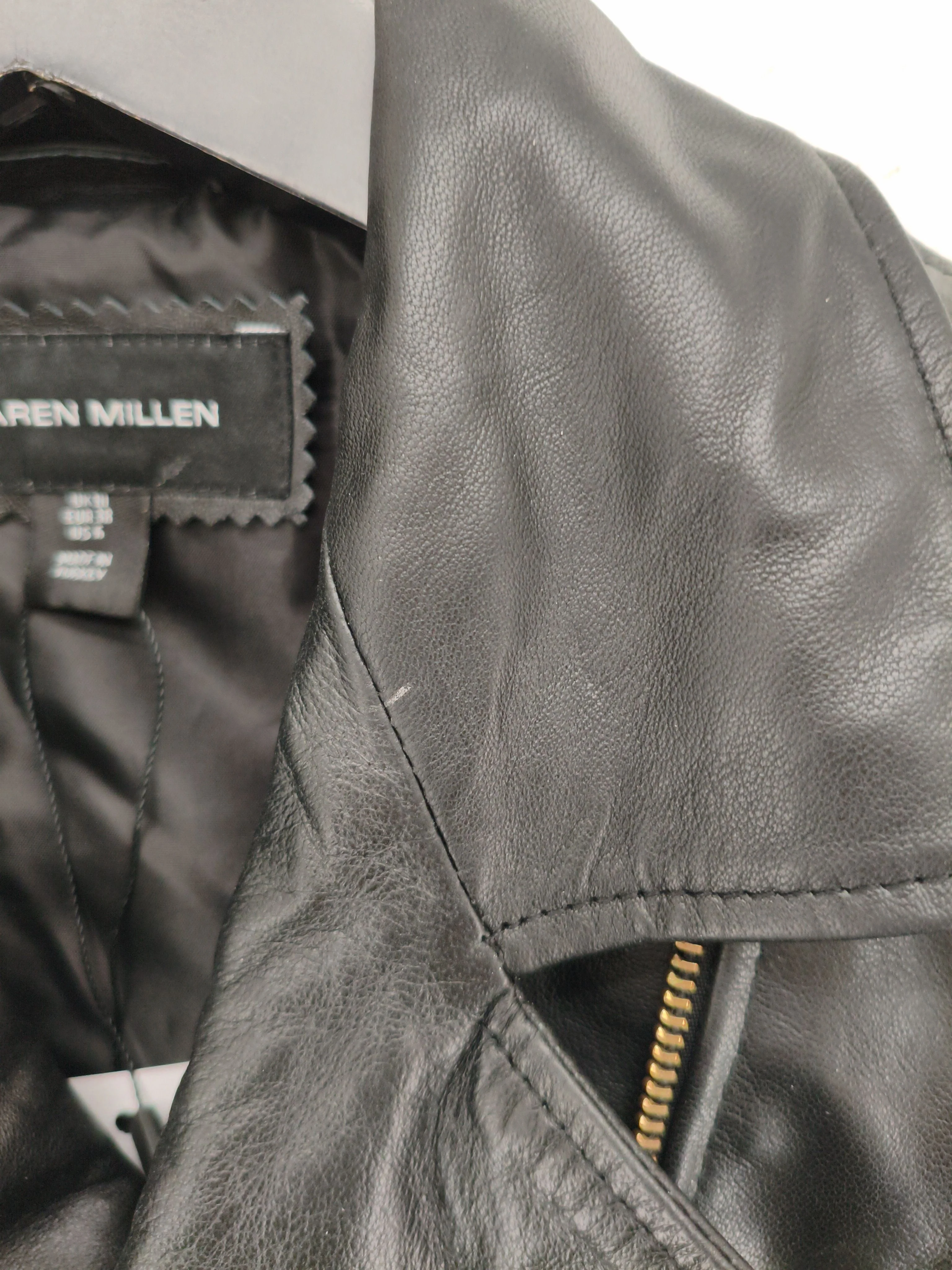 Karen Millen Motorcycle Jacket jacket black RRP £299 - Image 5