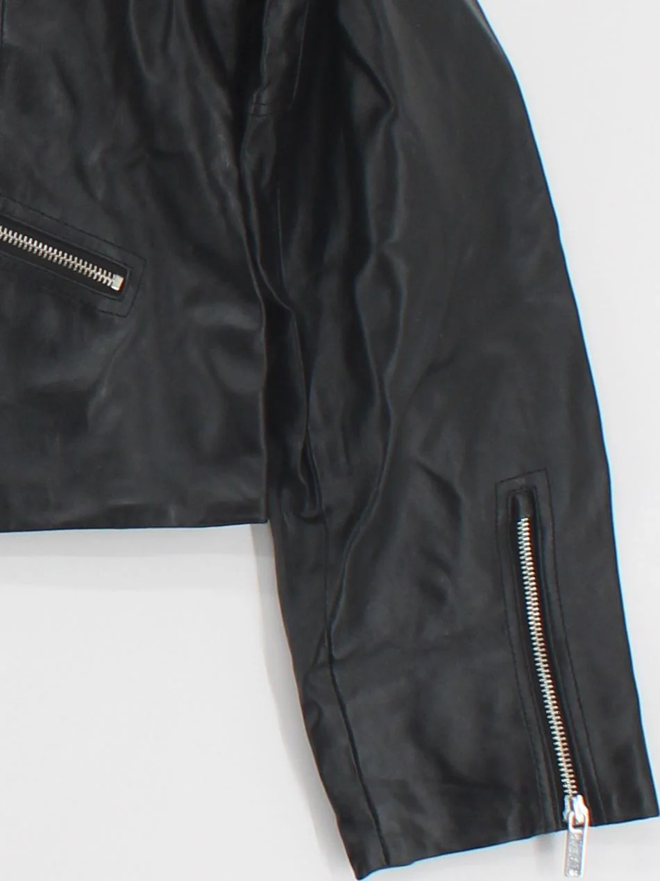 Karen Millen Motorcycle Jacket jacket black RRP £329 - Image 4