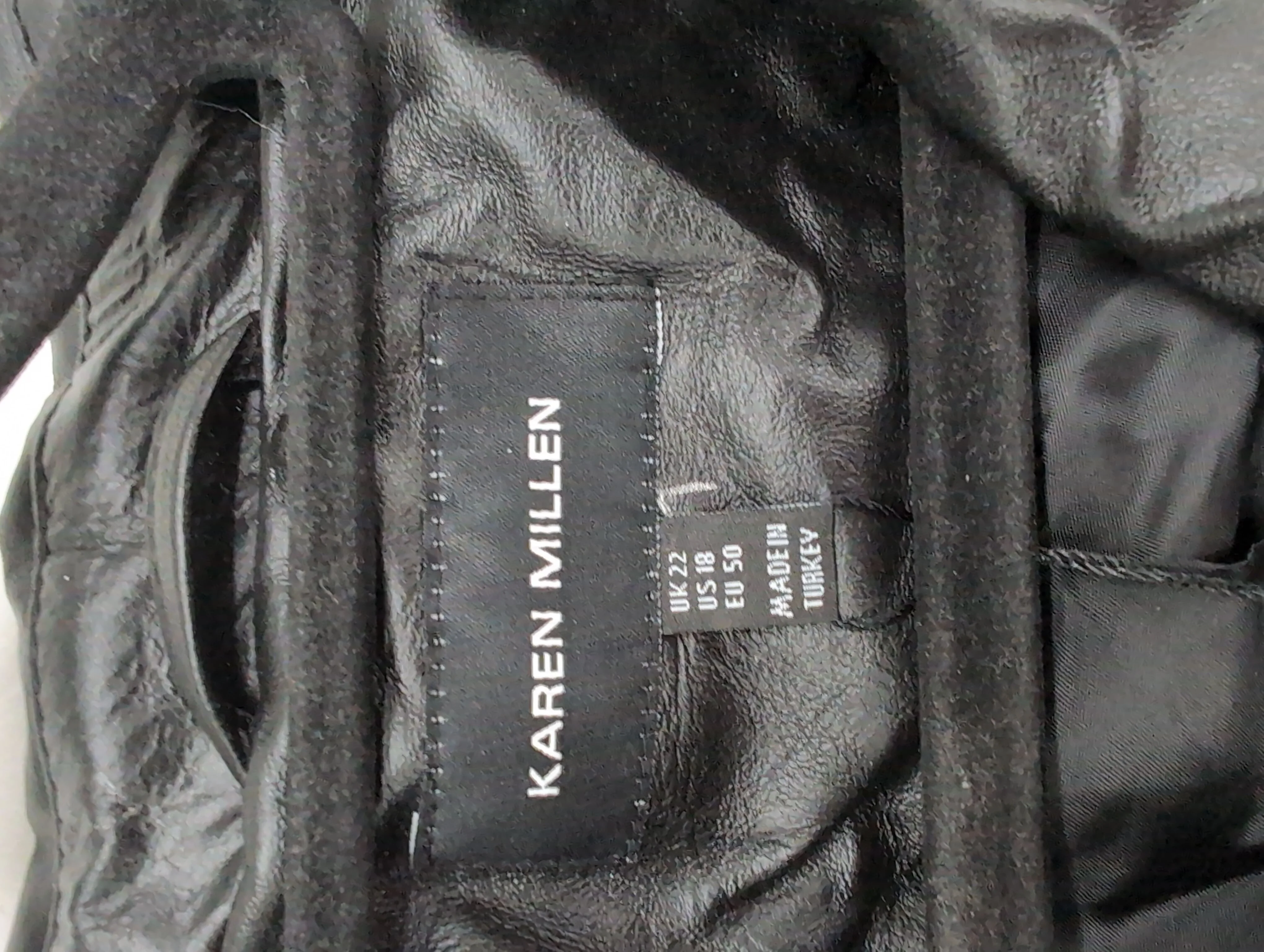 Karen Millen Motorcycle Jacket jacket black RRP £329 - Image 7