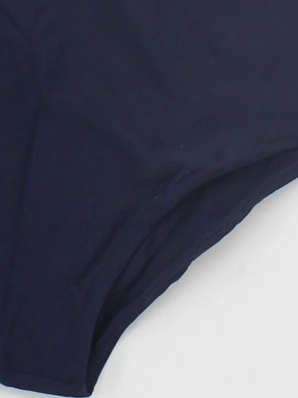 Karen Millen one shoulder one-piece swimsuit in blue RRP £69 - Image 4