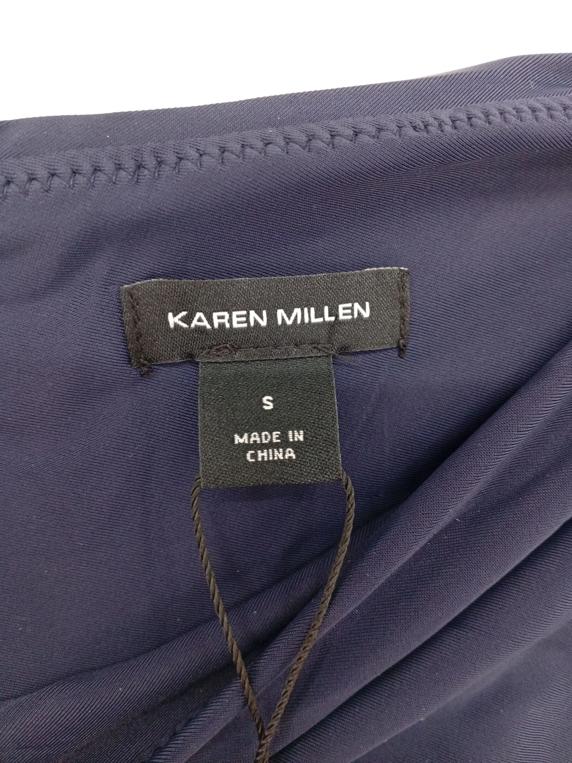 Karen Millen one shoulder one-piece swimsuit in blue RRP £69 - Image 6