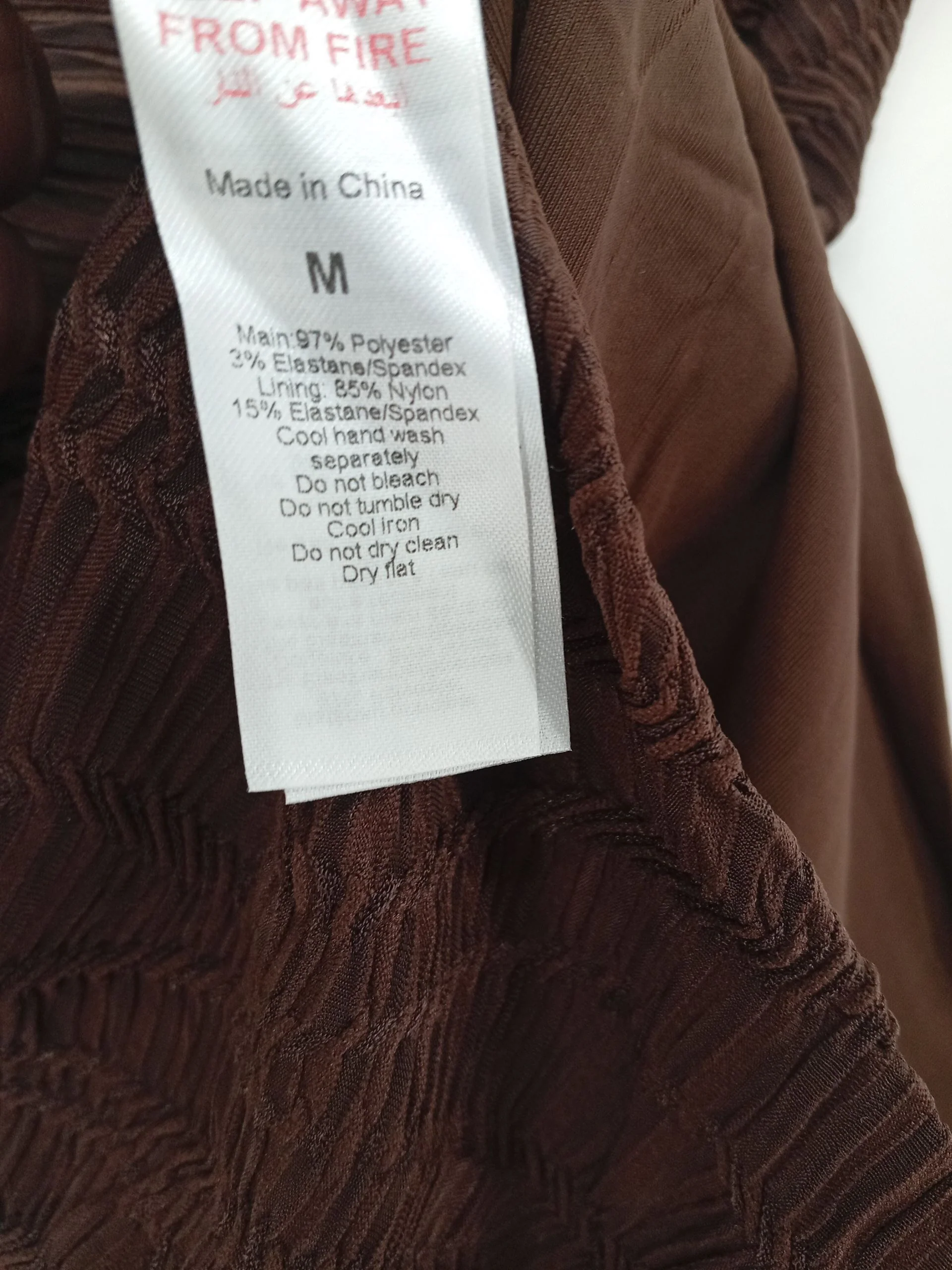 Karen Millen one shoulder one-piece swimsuit in brown RRP £69 - Image 6