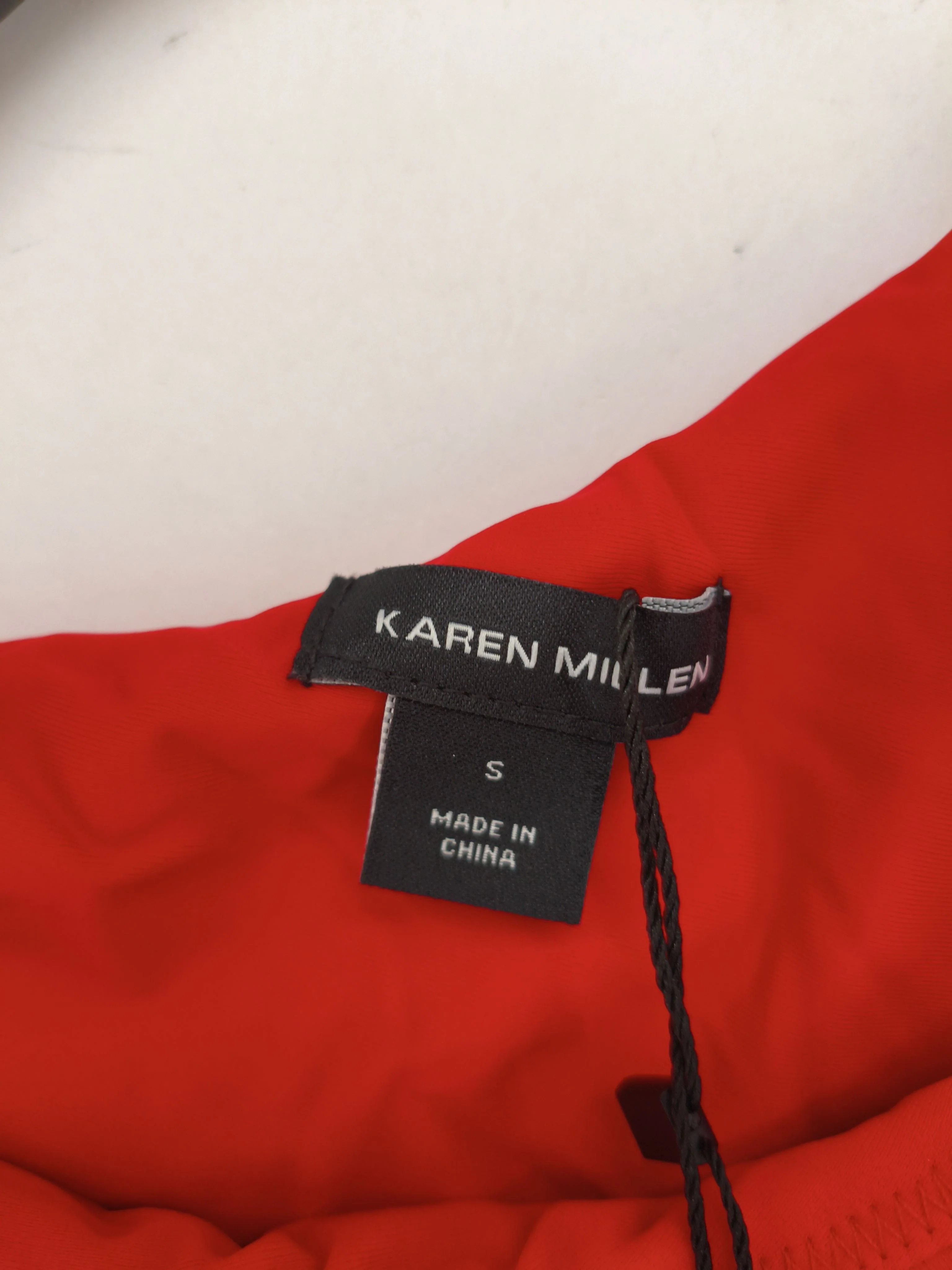 Karen Millen one shoulder one-piece swimsuit in red RRP £79 - Image 6