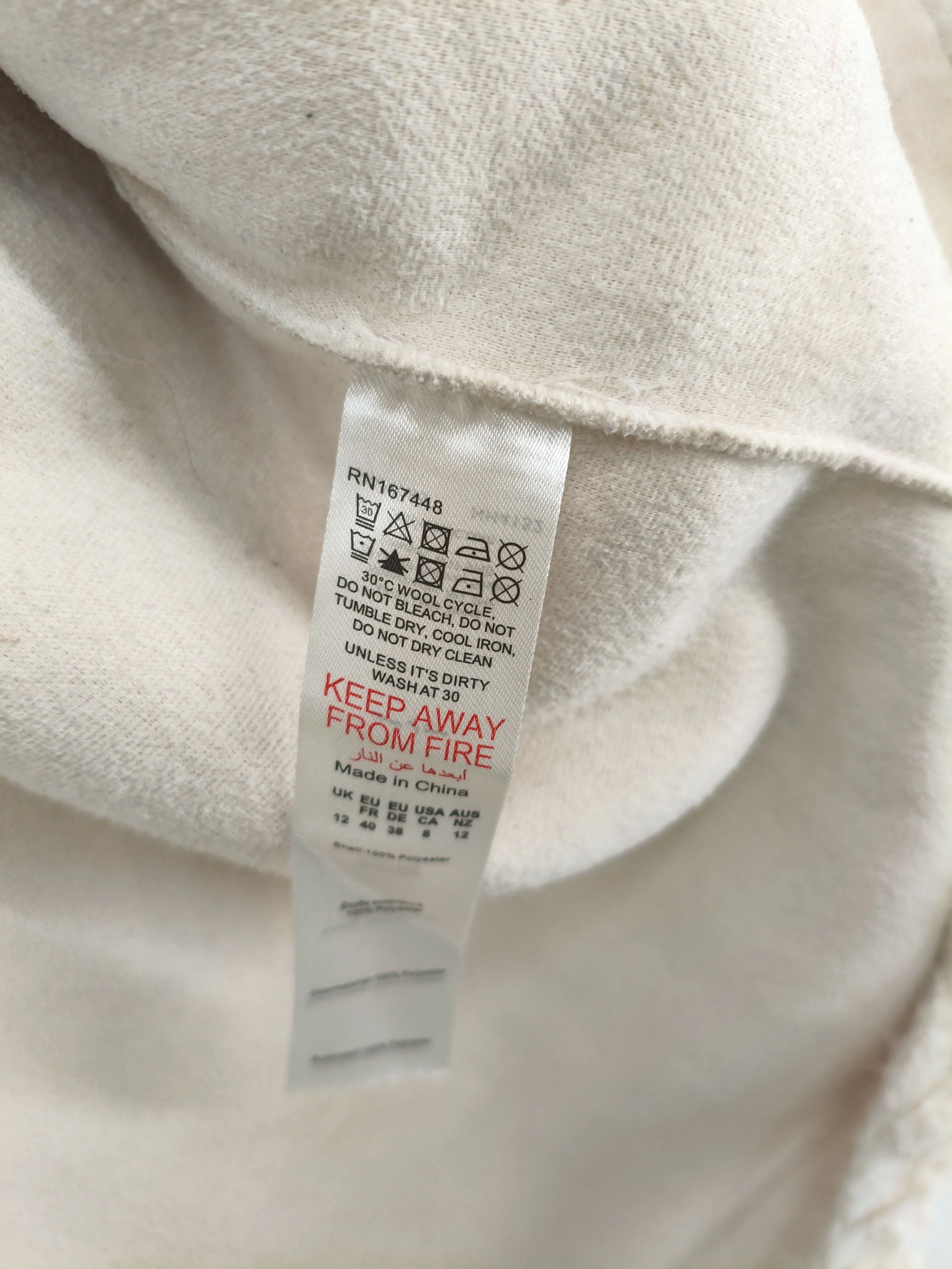 Karen Millen Overcoat jacket cream RRP £139 - Image 7