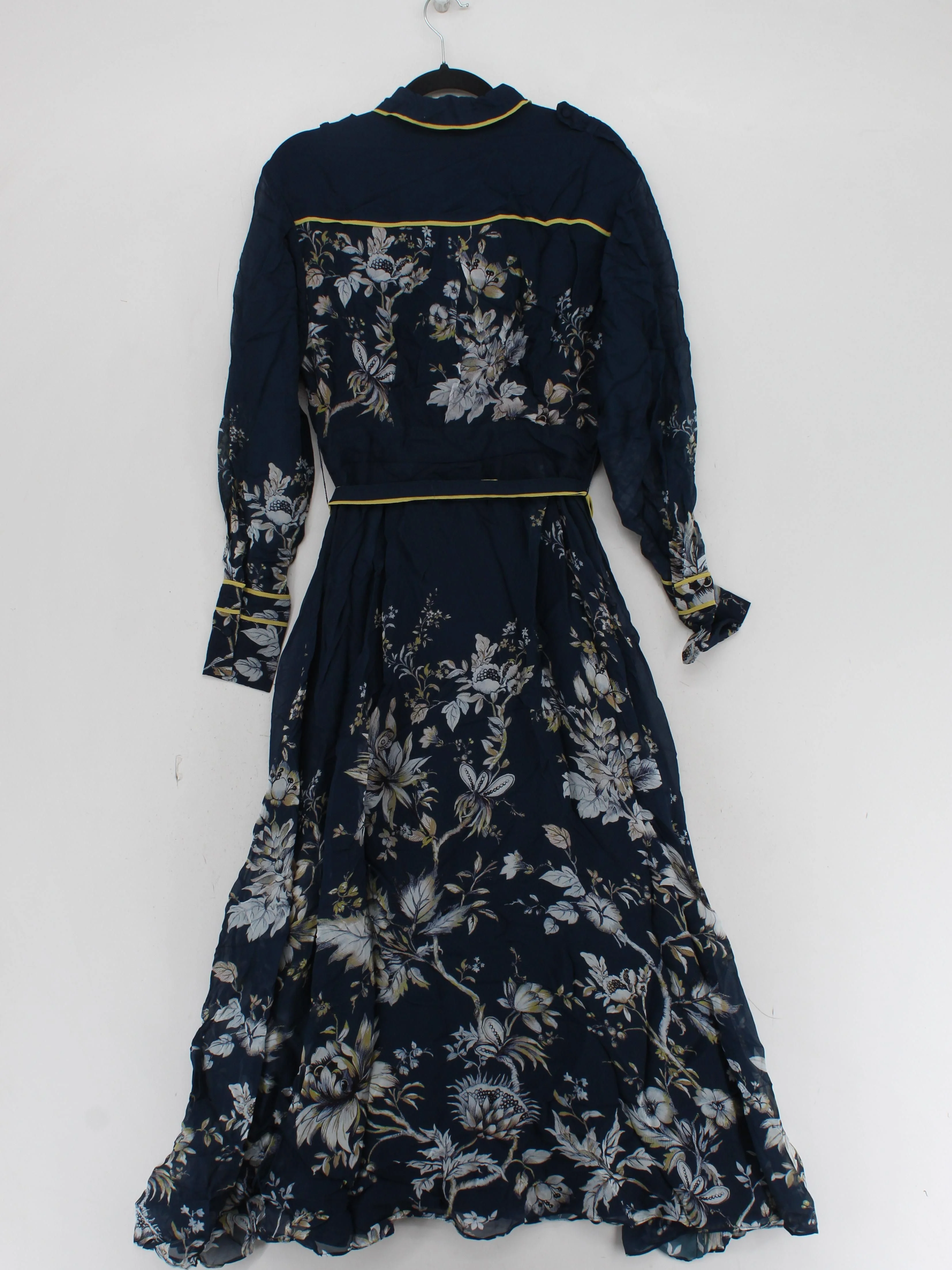 Karen Millen Shirt Maxi Dress UK10 in Blue RRP £179 - Image 2