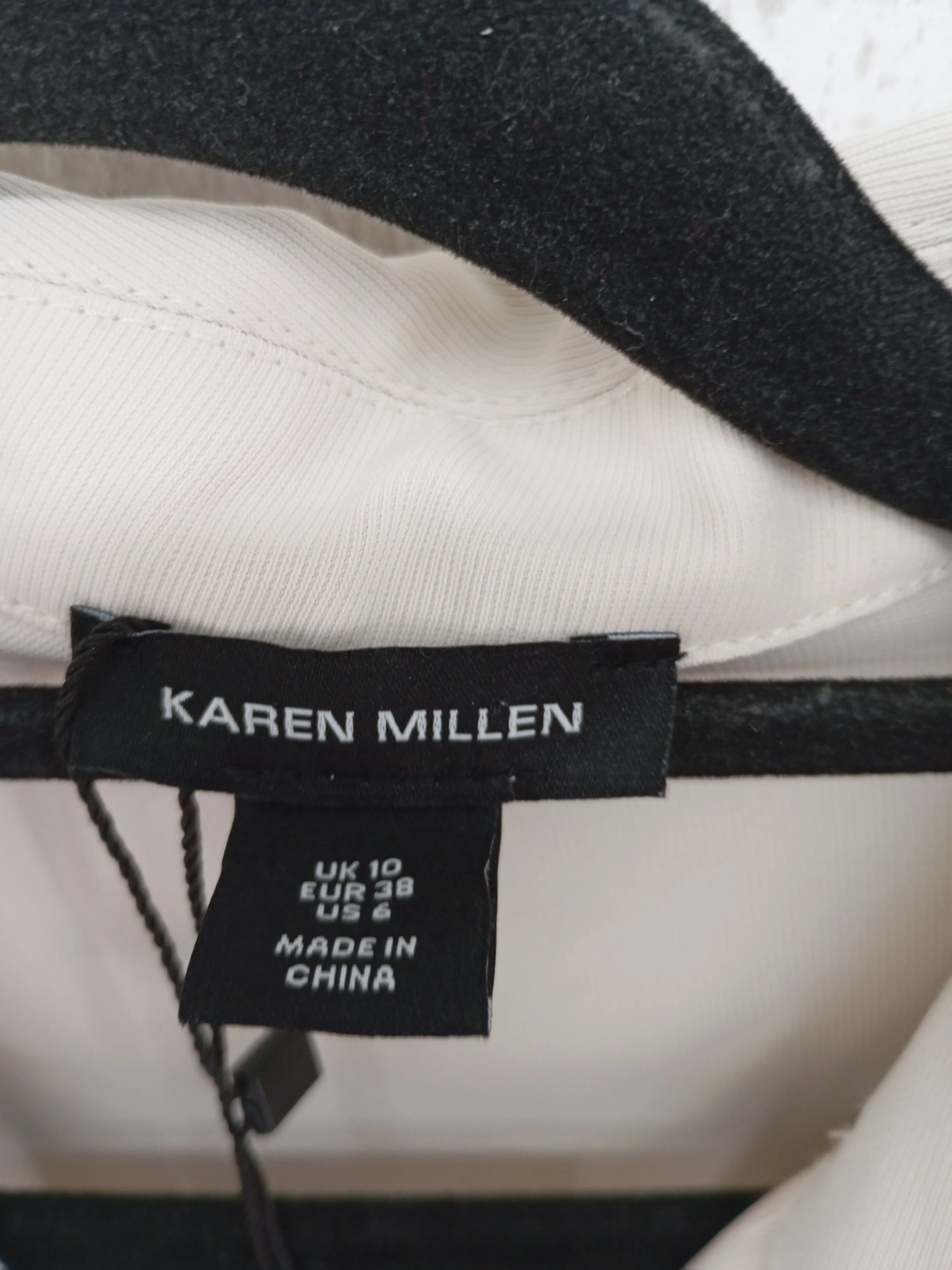 Karen Millen Shirt Maxi Dress UK10 in Cream RRP £119 - Image 8