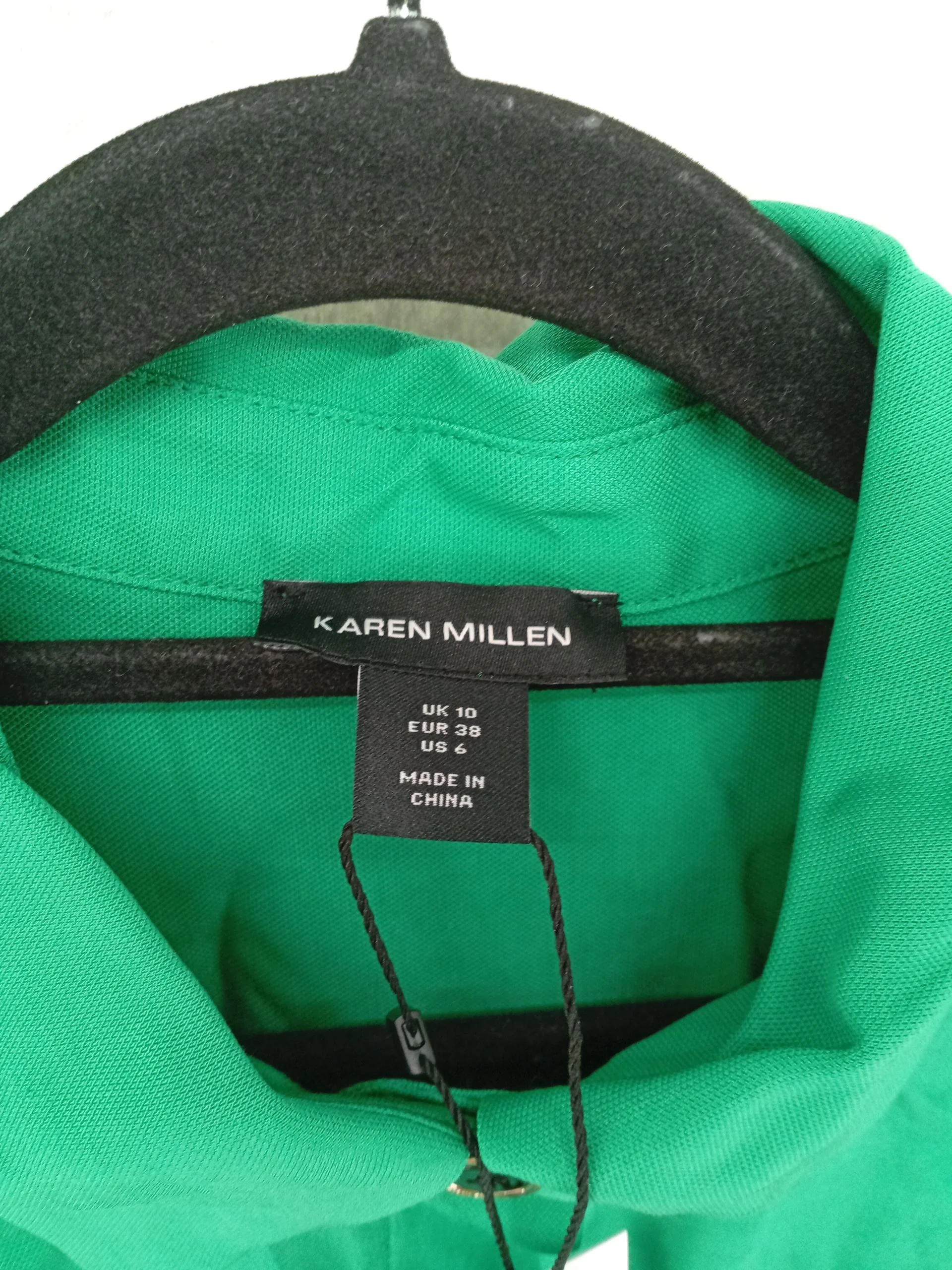 Karen Millen Shirt Maxi Dress UK10 in Green RRP £169 - Image 6