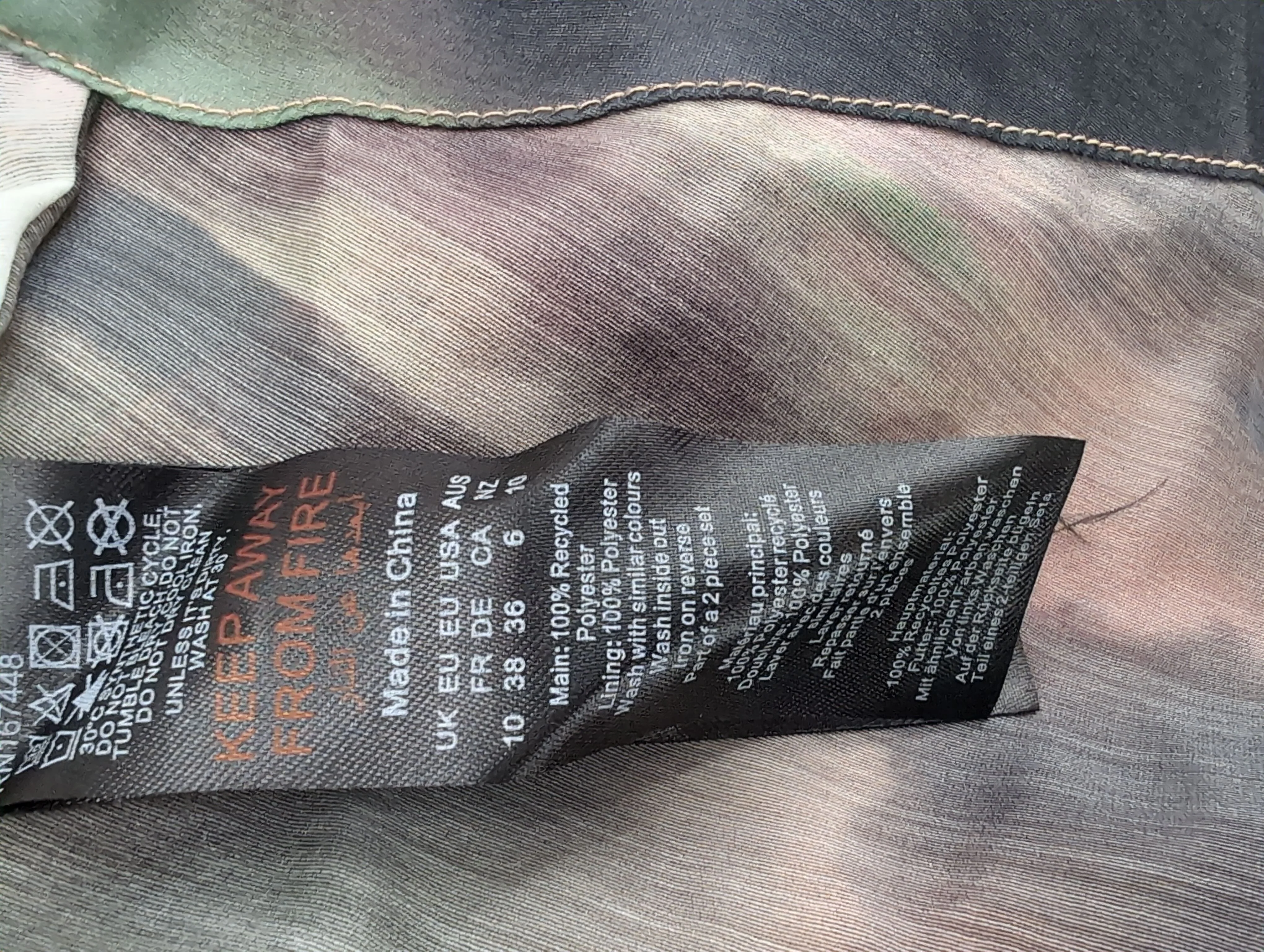 Karen Millen Shirt Maxi Dress UK10 in Multi RRP £149 - Image 6