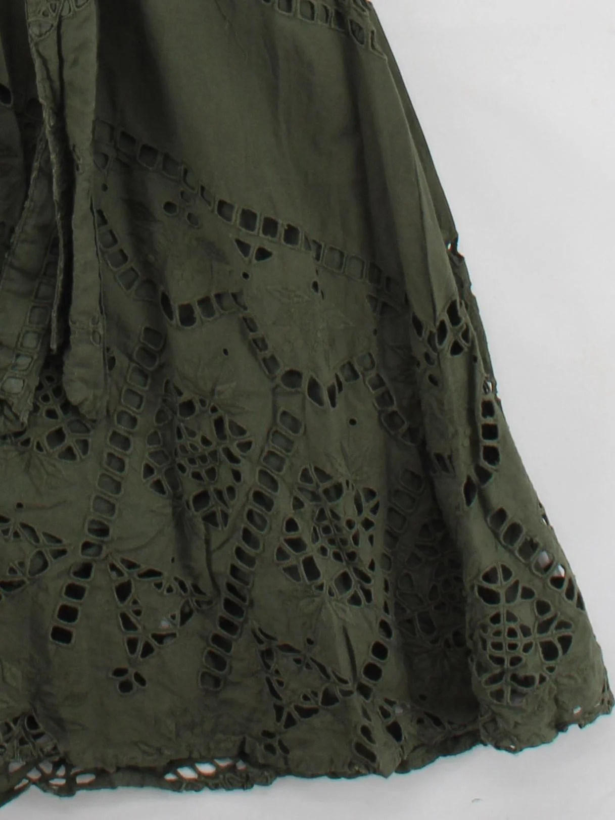 Karen Millen Shirt Maxi Dress UK12 in Green - Image 4