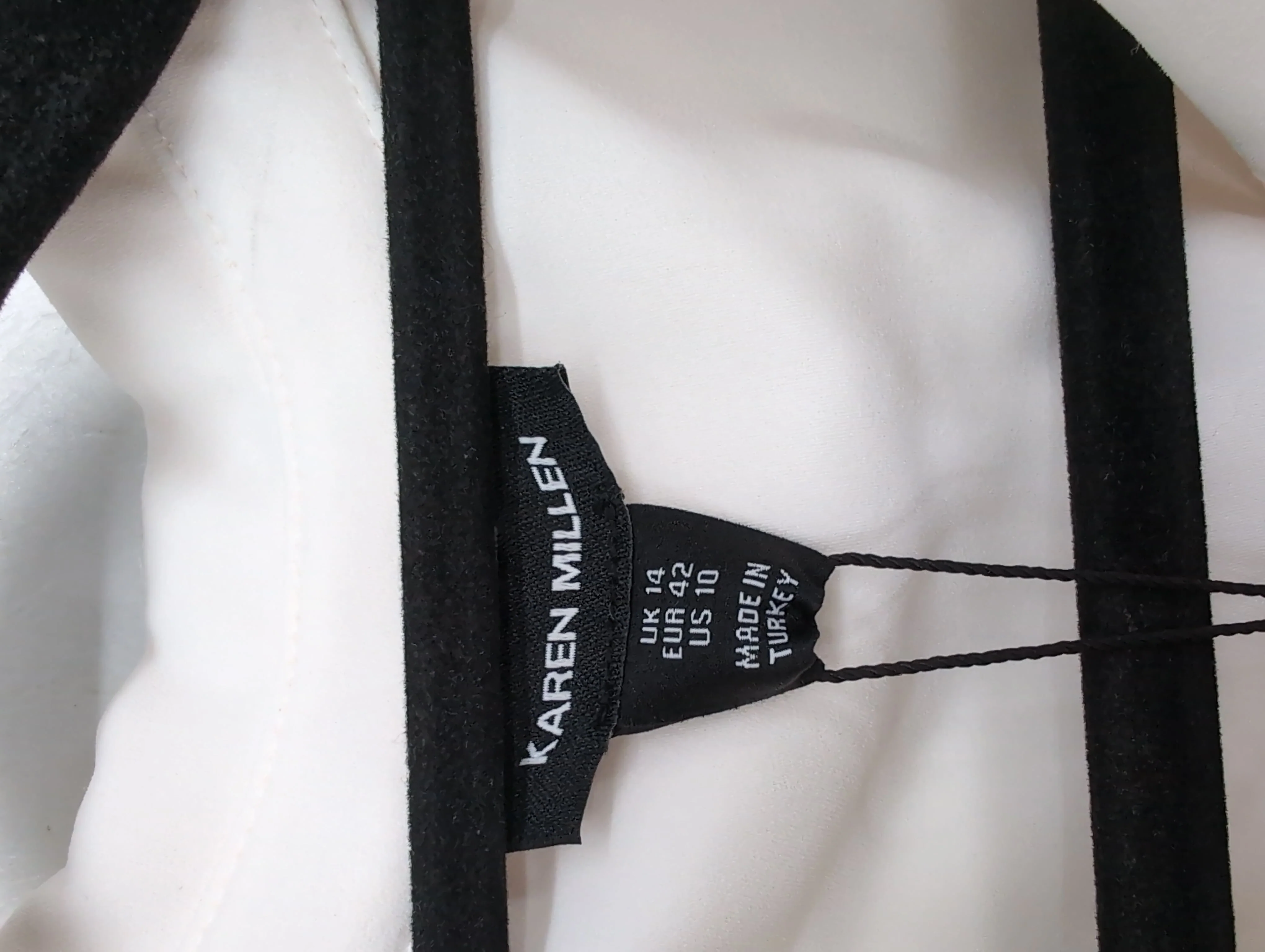 Karen Millen Shirt Maxi Dress UK14 in Cream RRP £209 - Image 6
