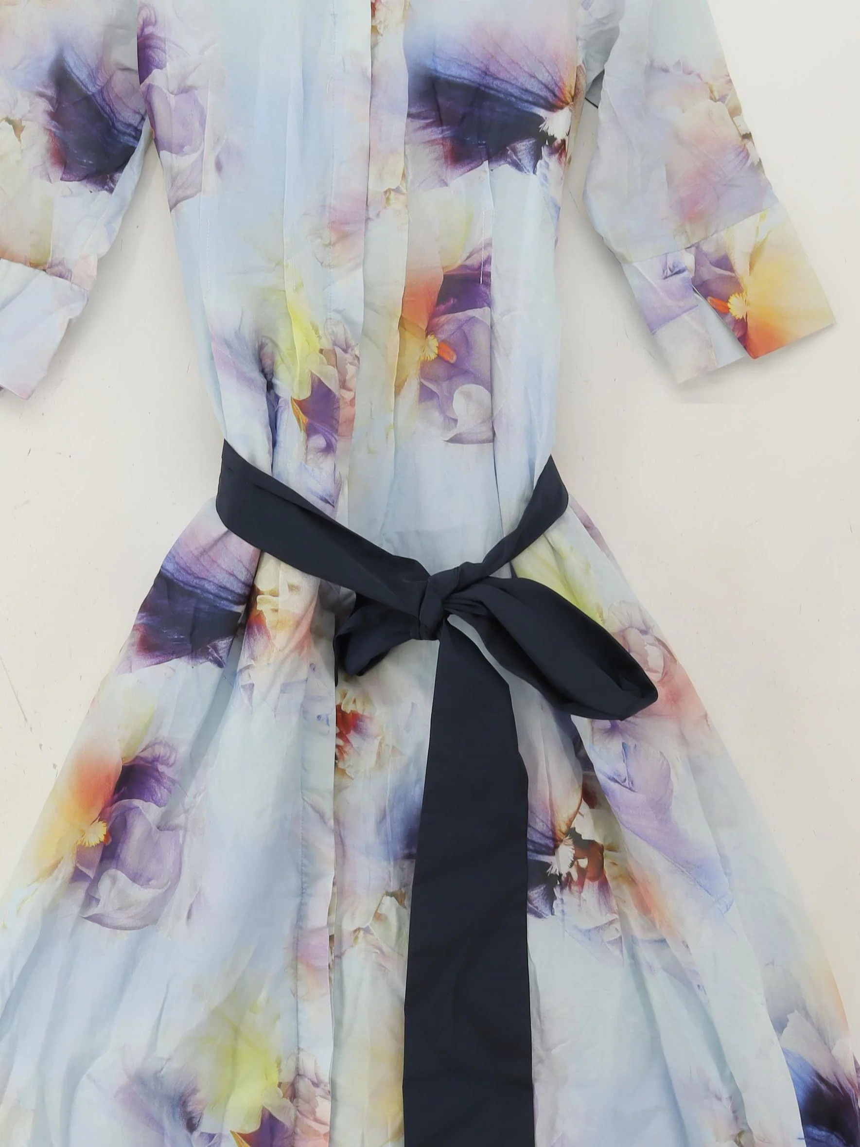 Karen Millen Shirt Maxi Dress UK14 in Multi RRP £239 - Image 3