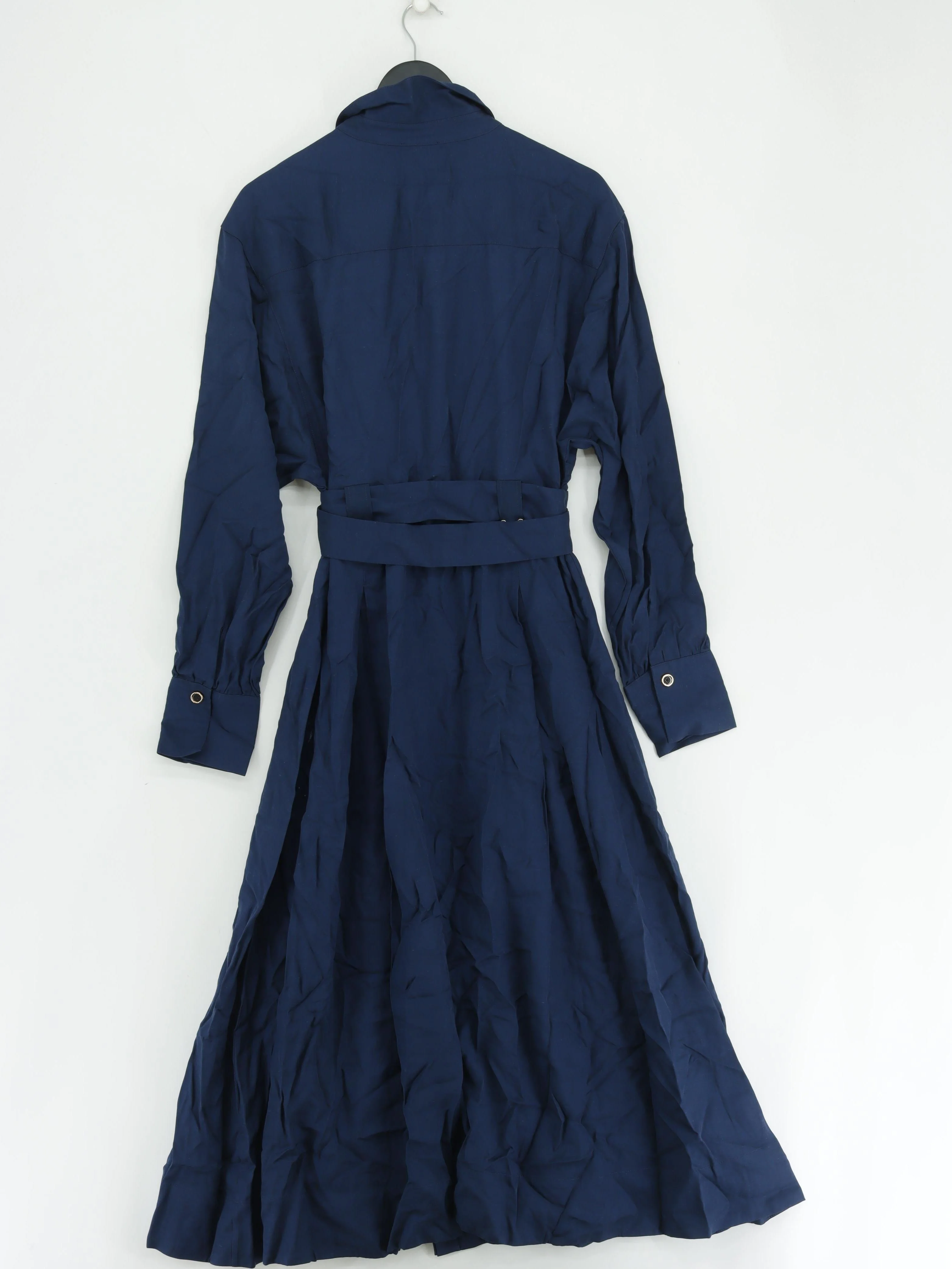 Karen Millen Shirt Maxi Dress UK16 in Blue RRP £169 - Image 2