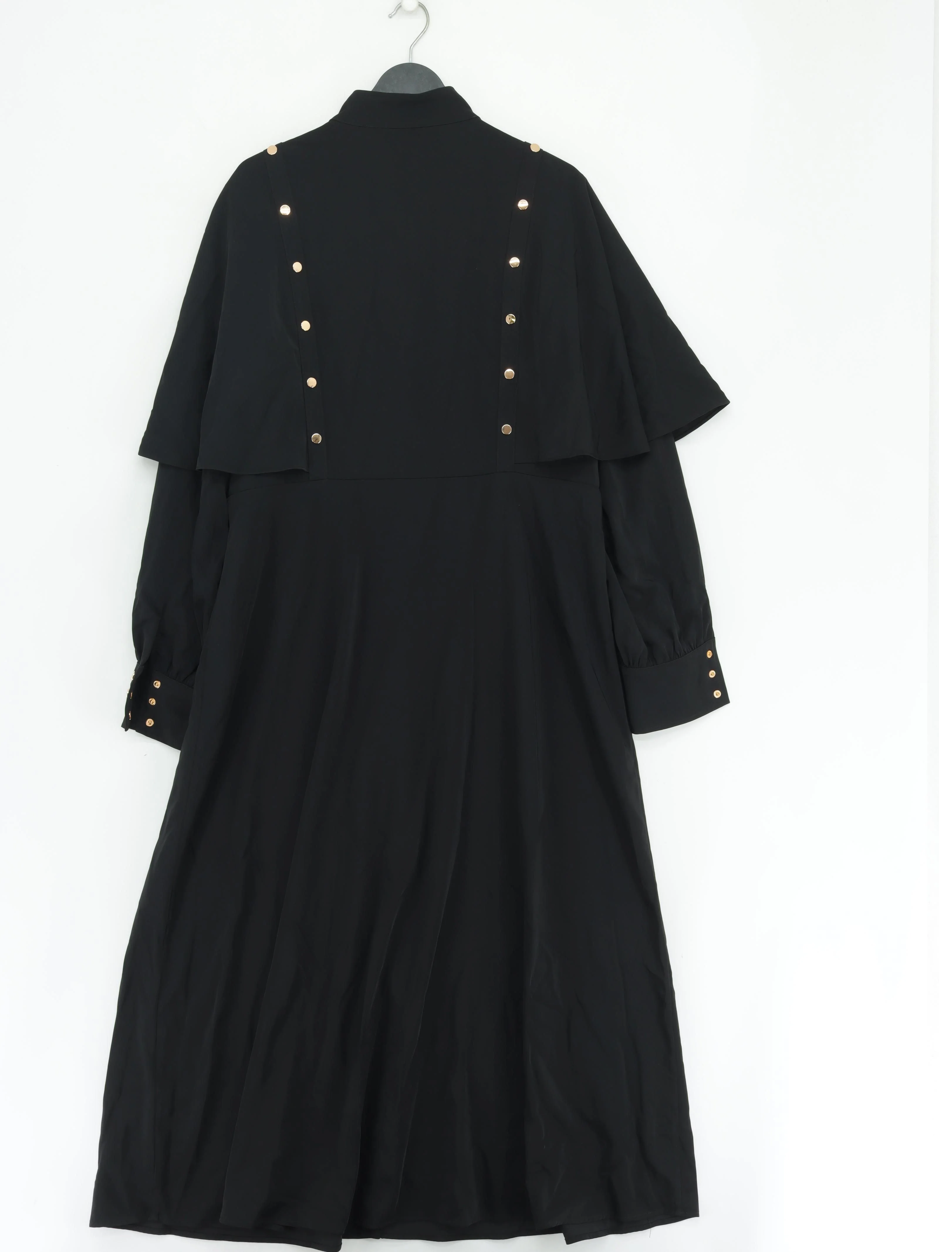 Karen Millen Shirt Maxi Dress UK20 in Black RRP £149 - Image 2