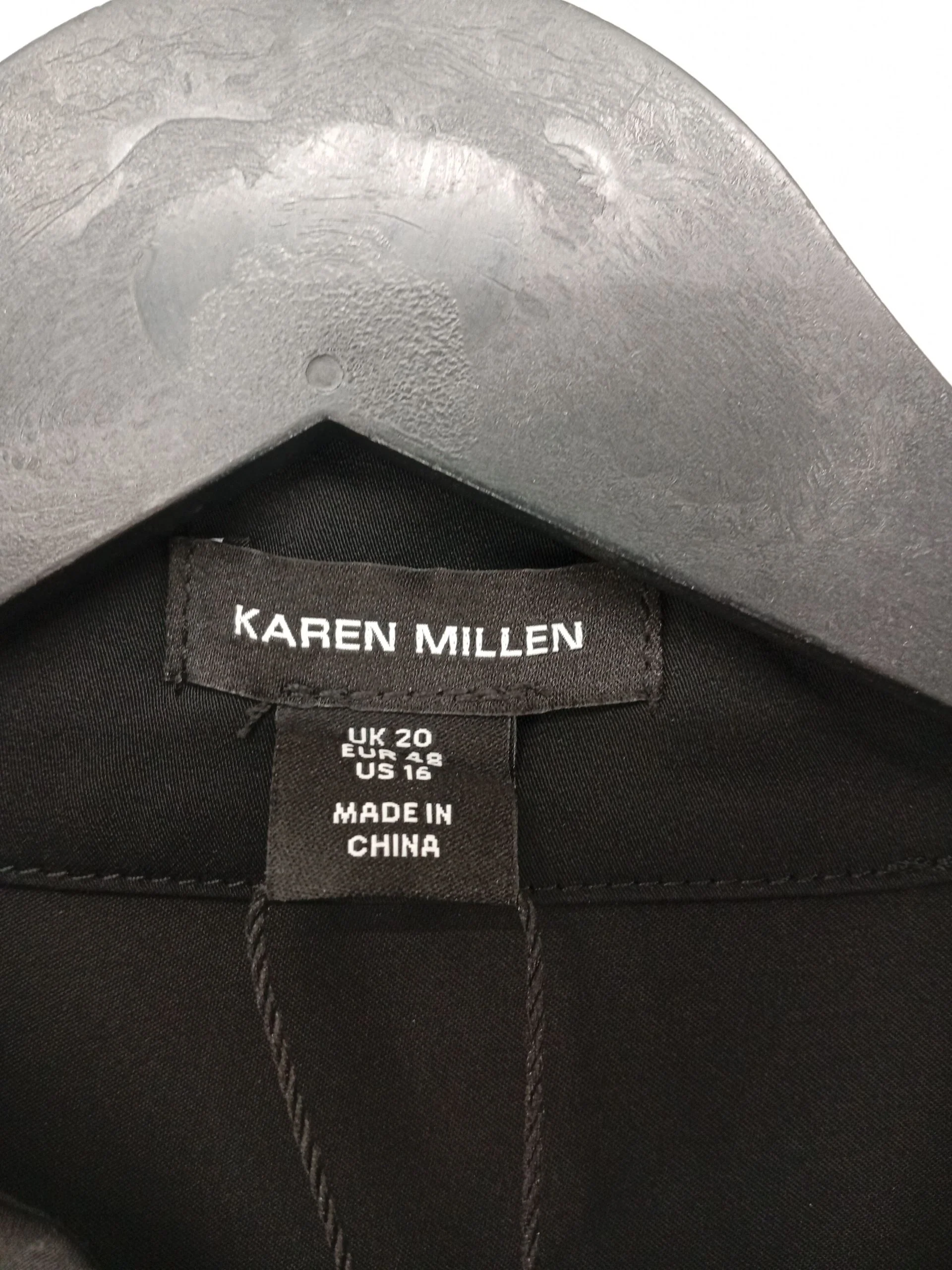 Karen Millen Shirt Maxi Dress UK20 in Black RRP £149 - Image 6
