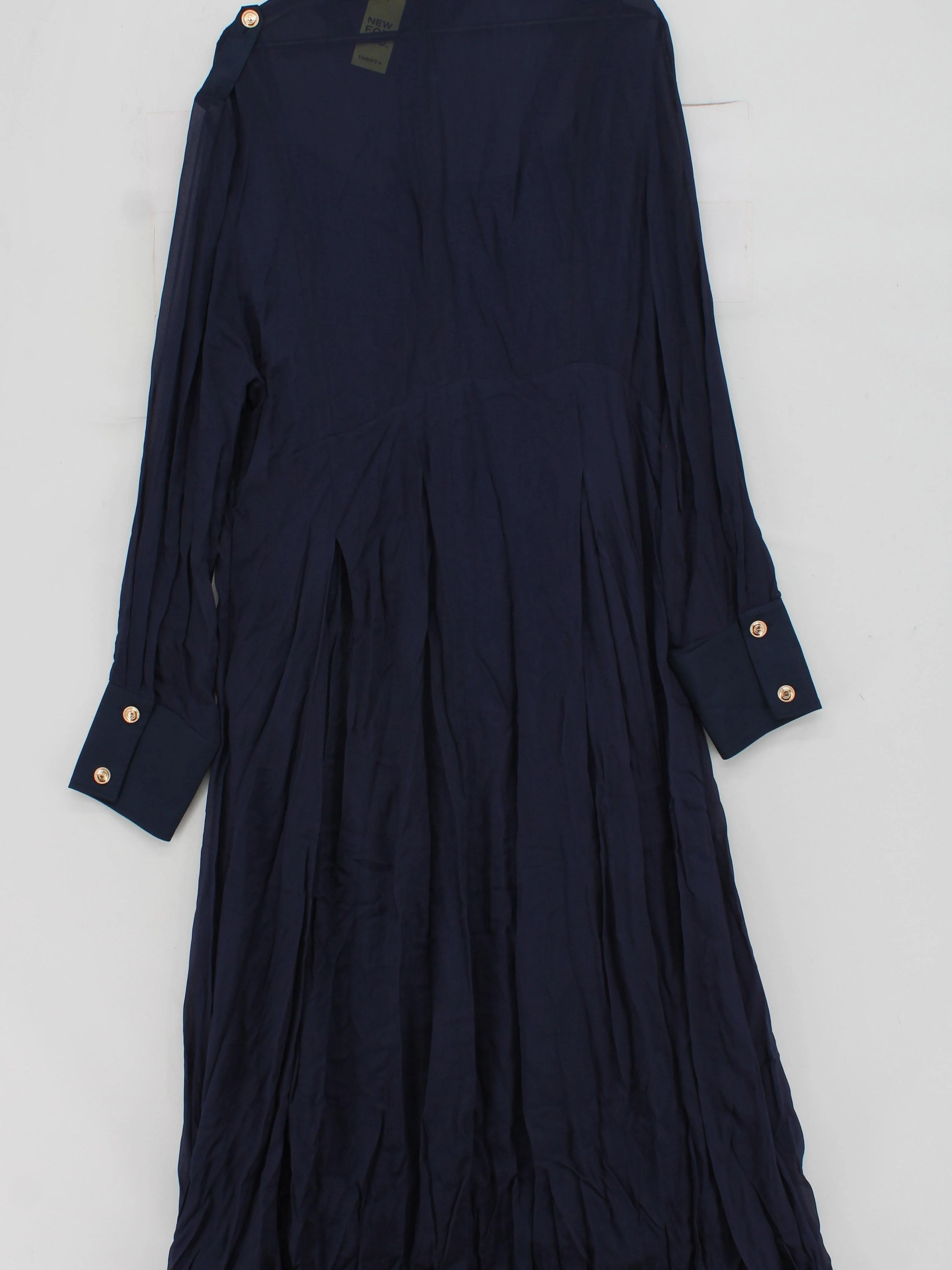 Karen Millen Shirt Maxi Dress UK22 in Blue - Image 2