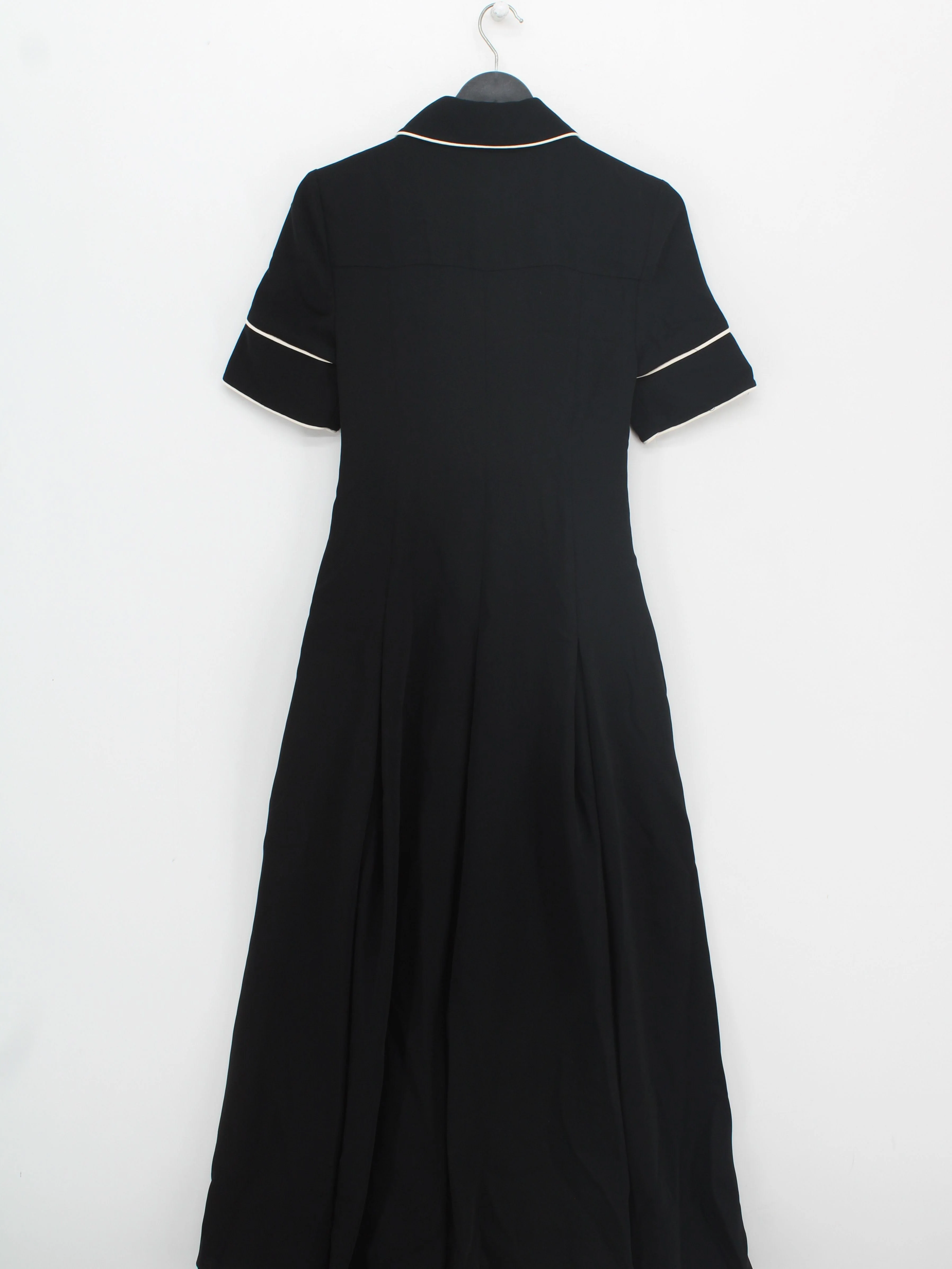 Karen Millen Shirt Maxi Dress UK8 in Black RRP £189 - Image 2