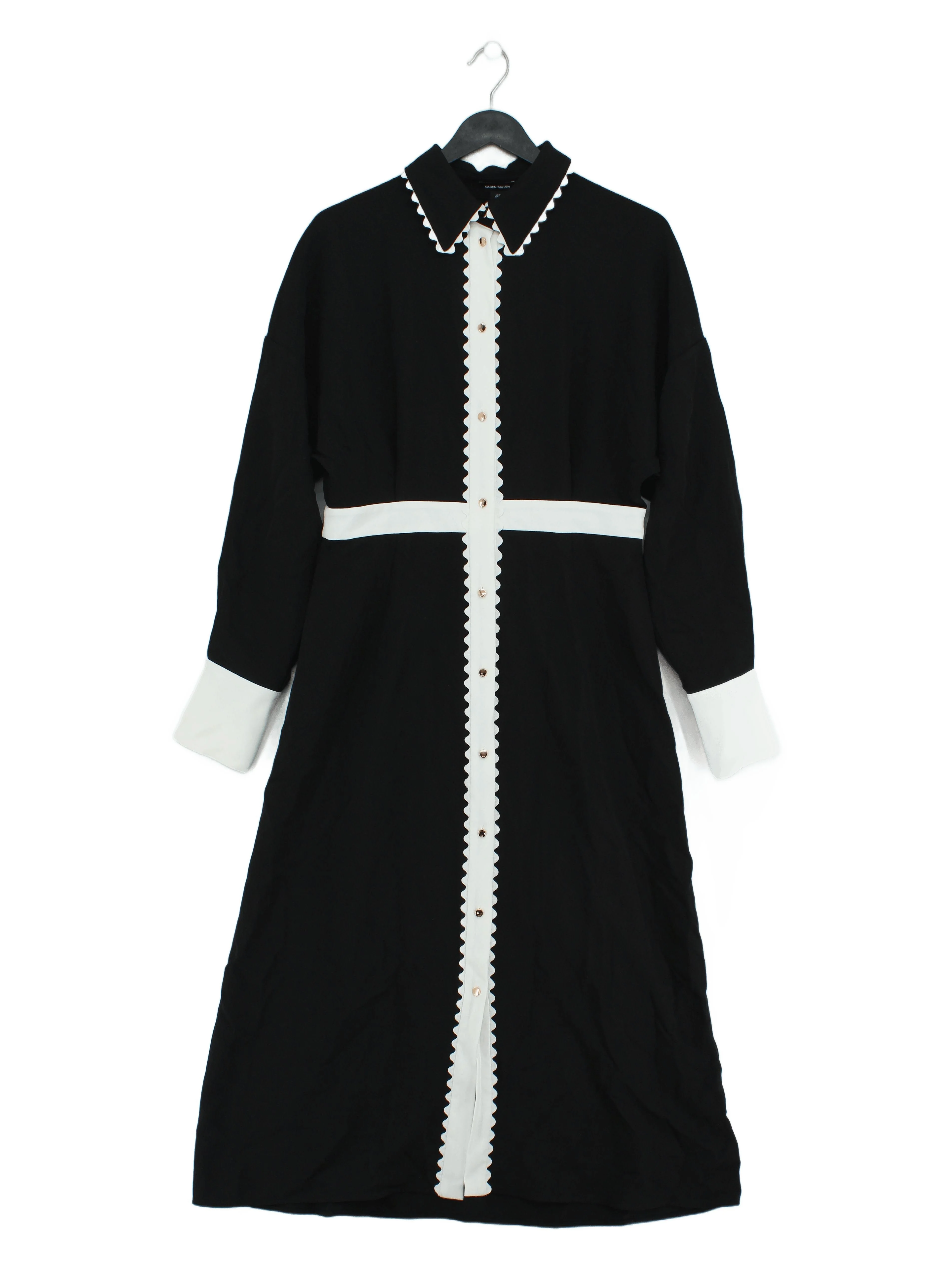 Karen Millen Shirt Midi Dress in Black RRP £129