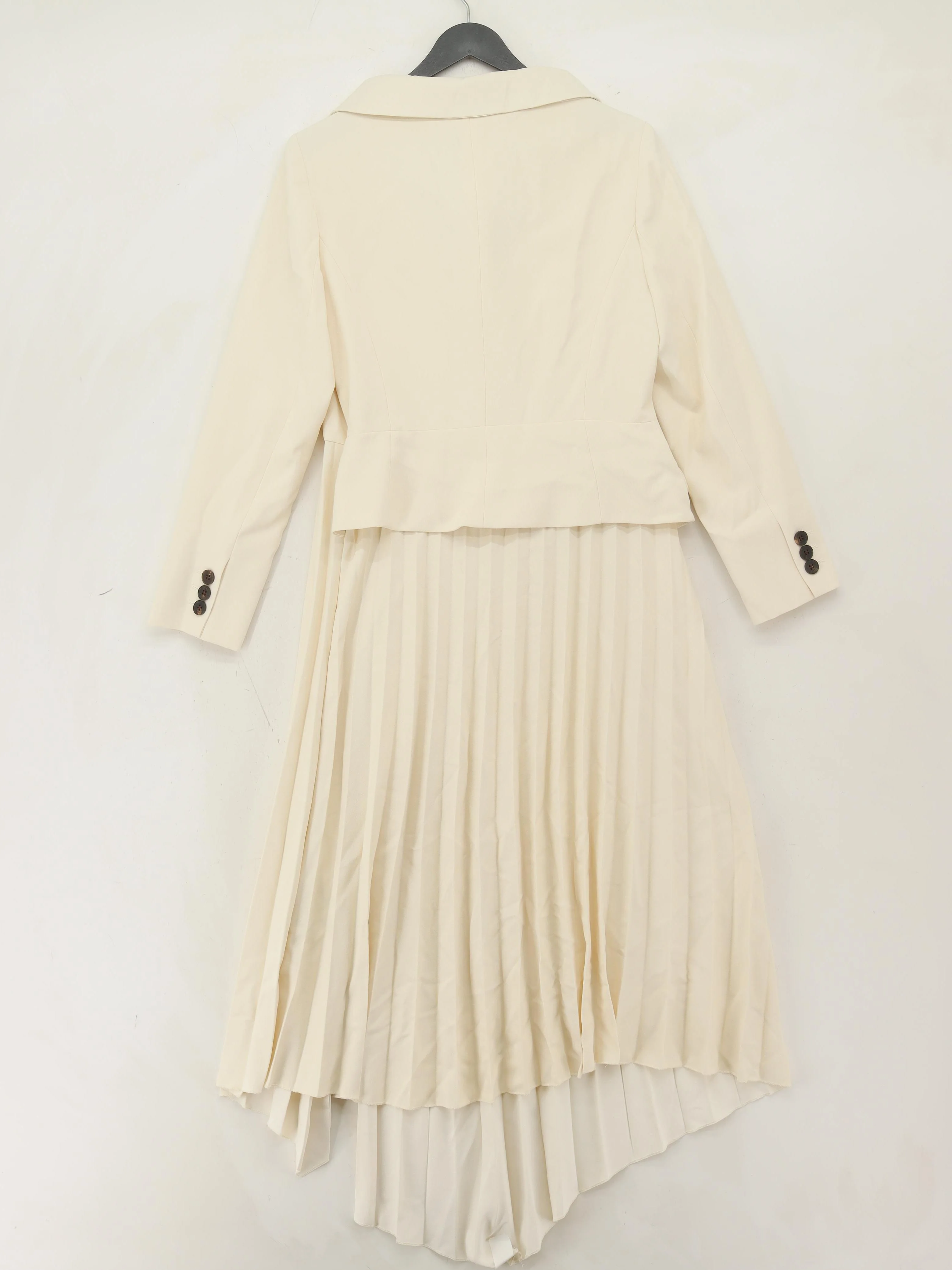Karen Millen Shirt Midi Dress in Cream RRP £269 - Image 2