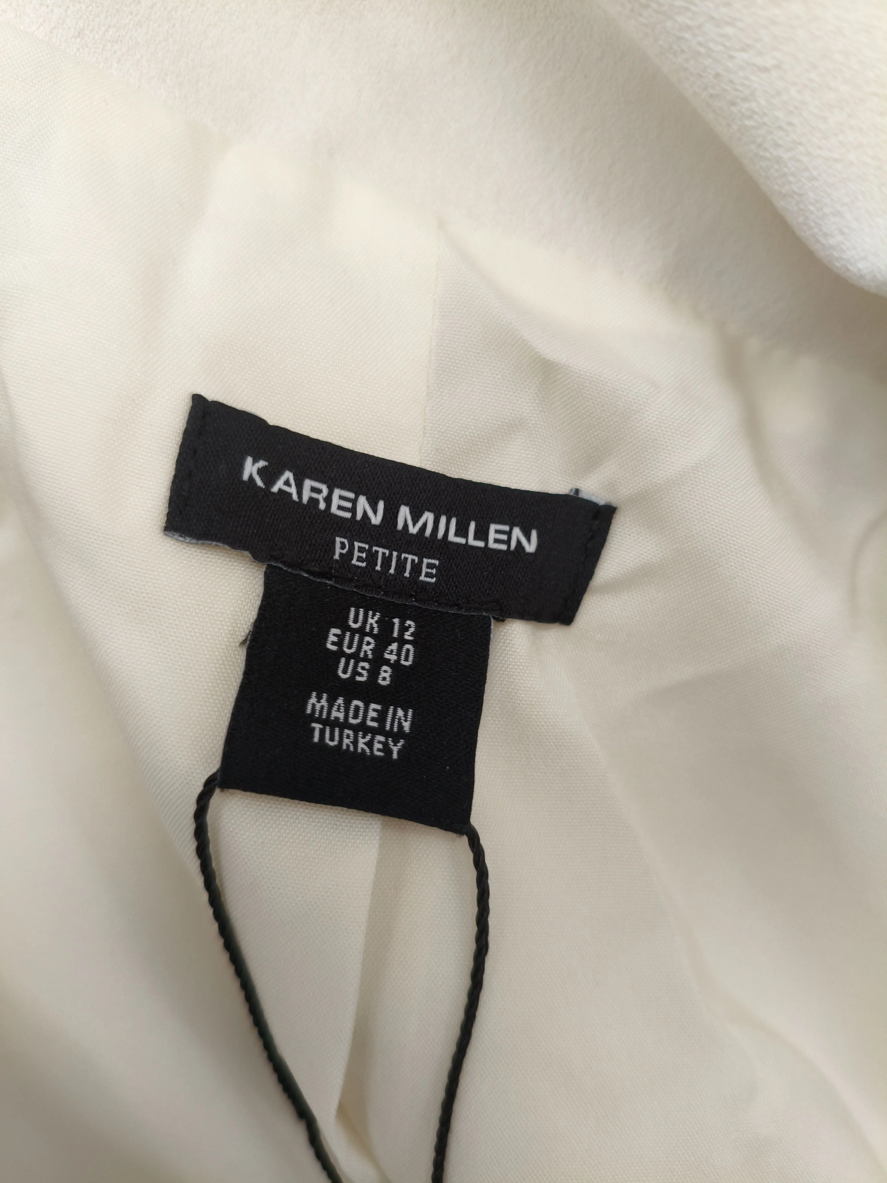 Karen Millen Shirt Midi Dress in Cream RRP £269 - Image 6