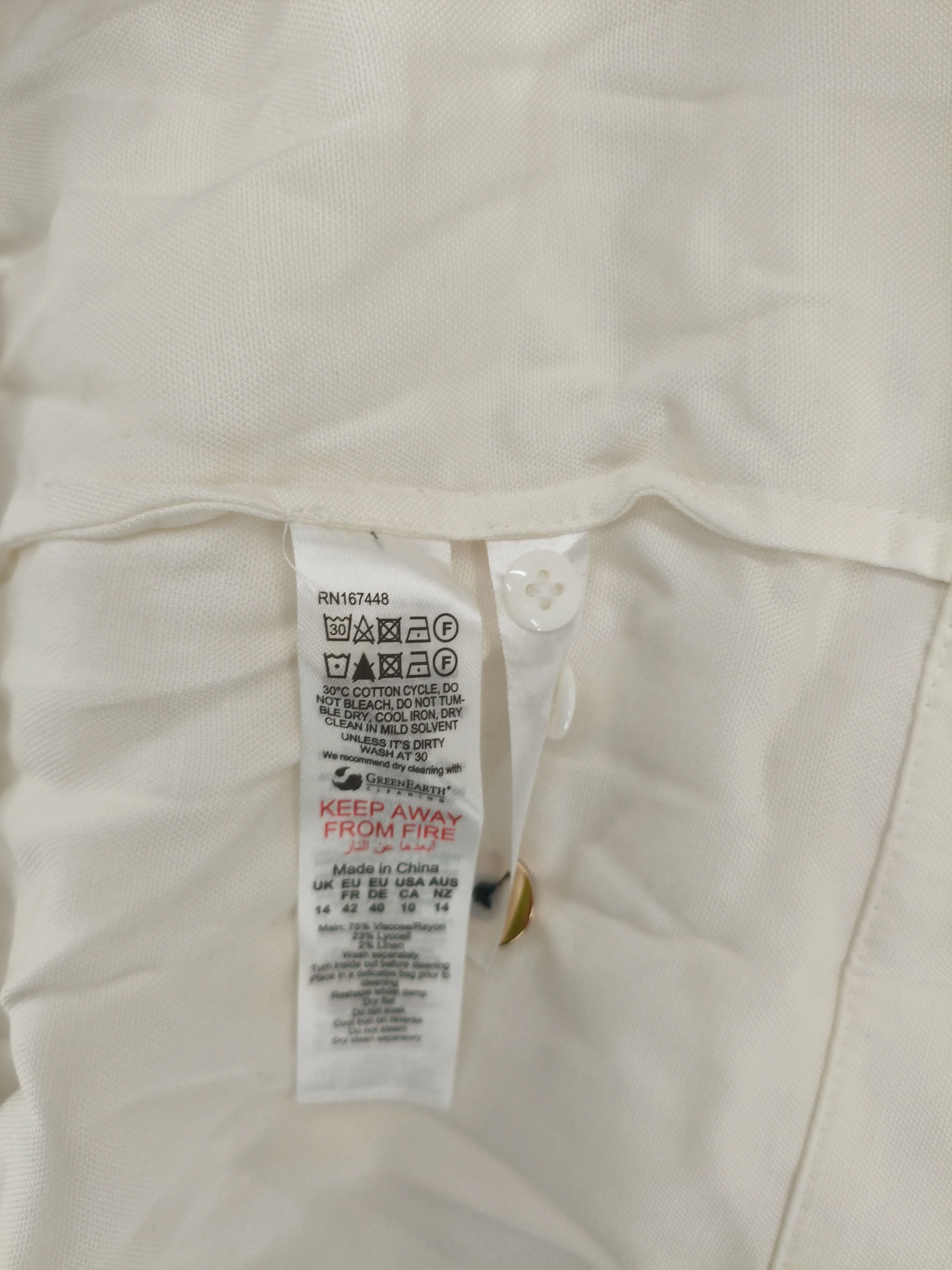 Karen Millen Shirt Midi Dress in White RRP £199 - Image 7