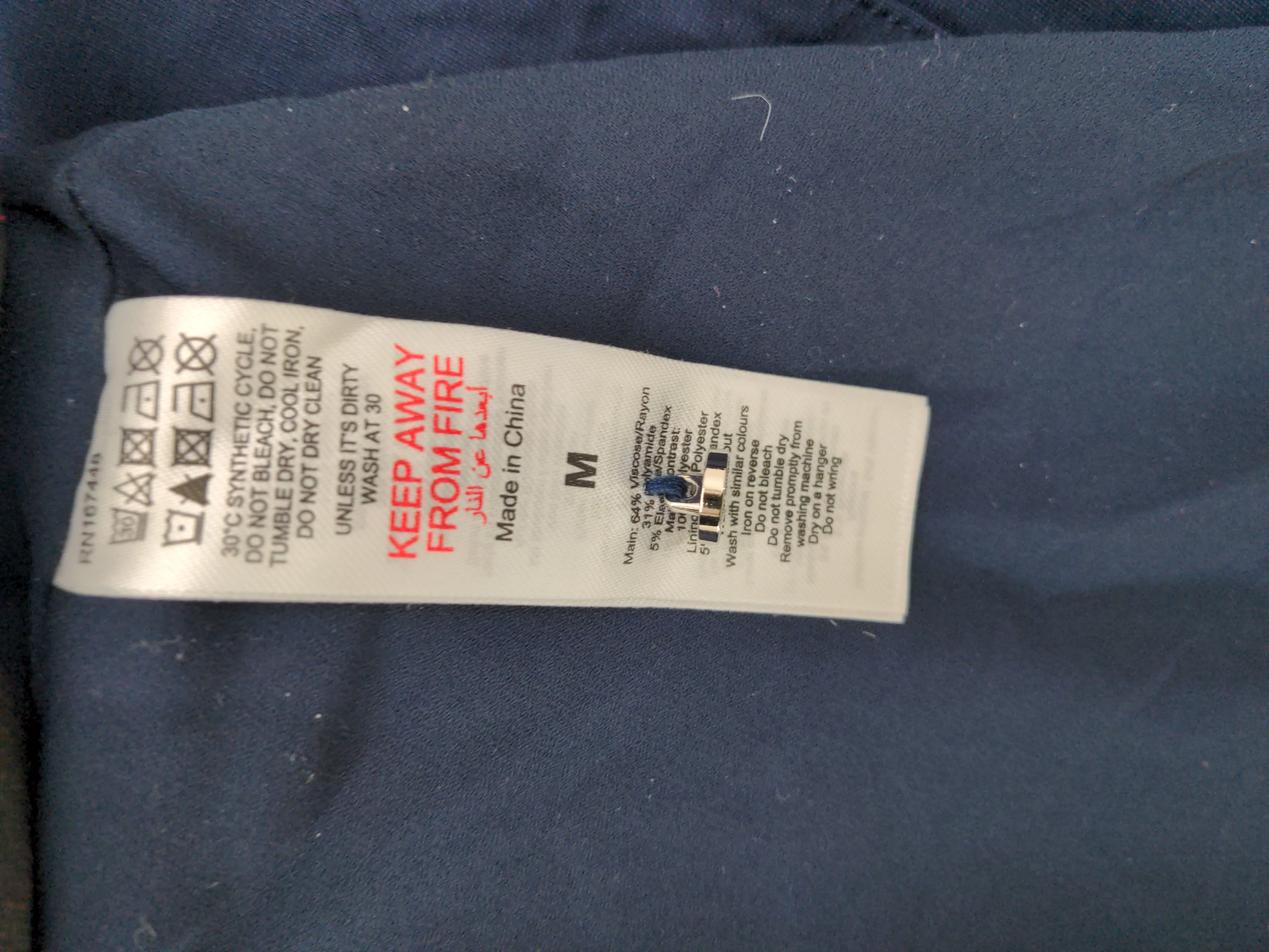 Karen Millen Shirt Midi Dress M in Blue RRP £109 - Image 7