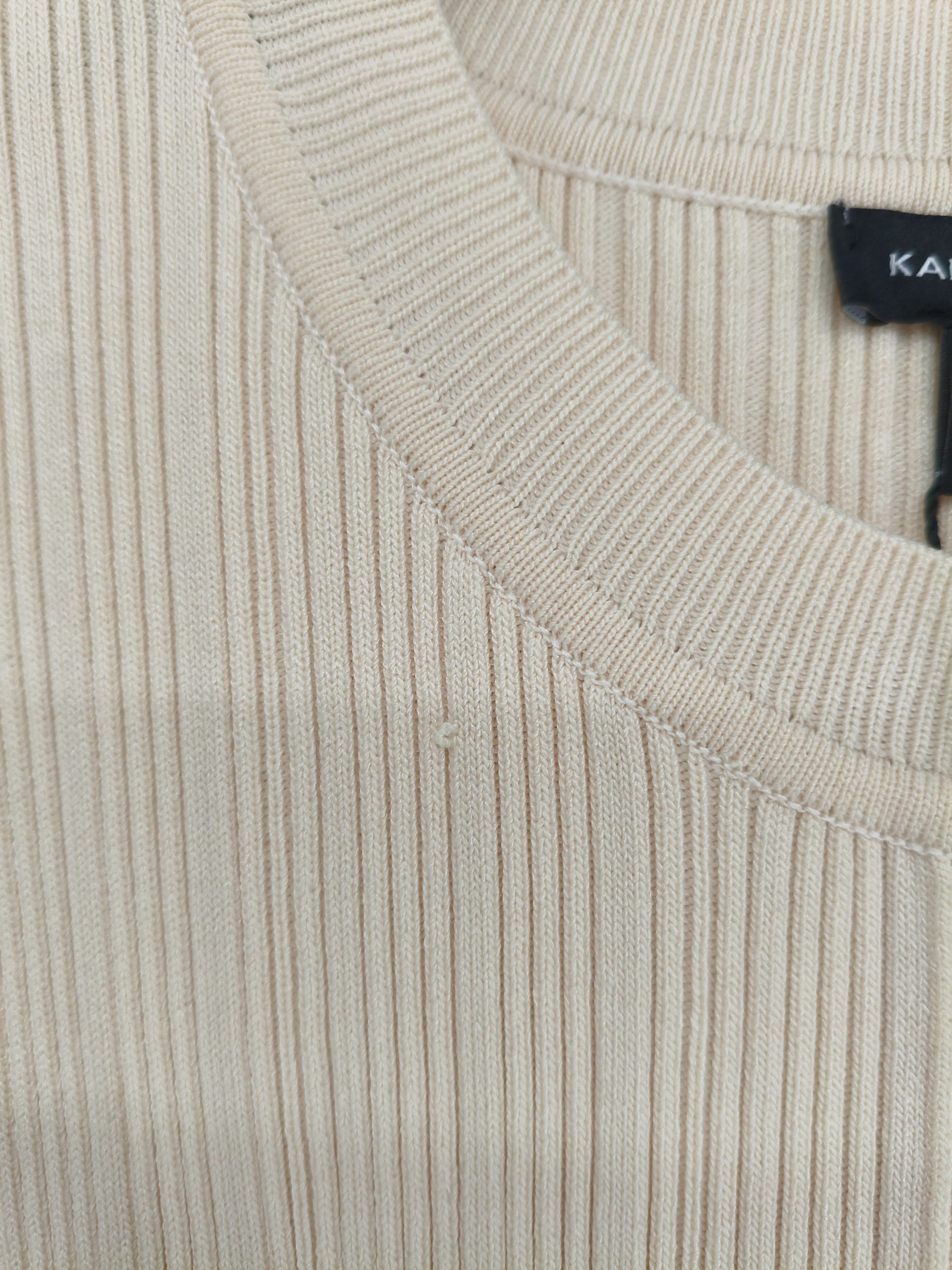Karen Millen Shirt Midi Dress S in Cream RRP £129 - Image 7