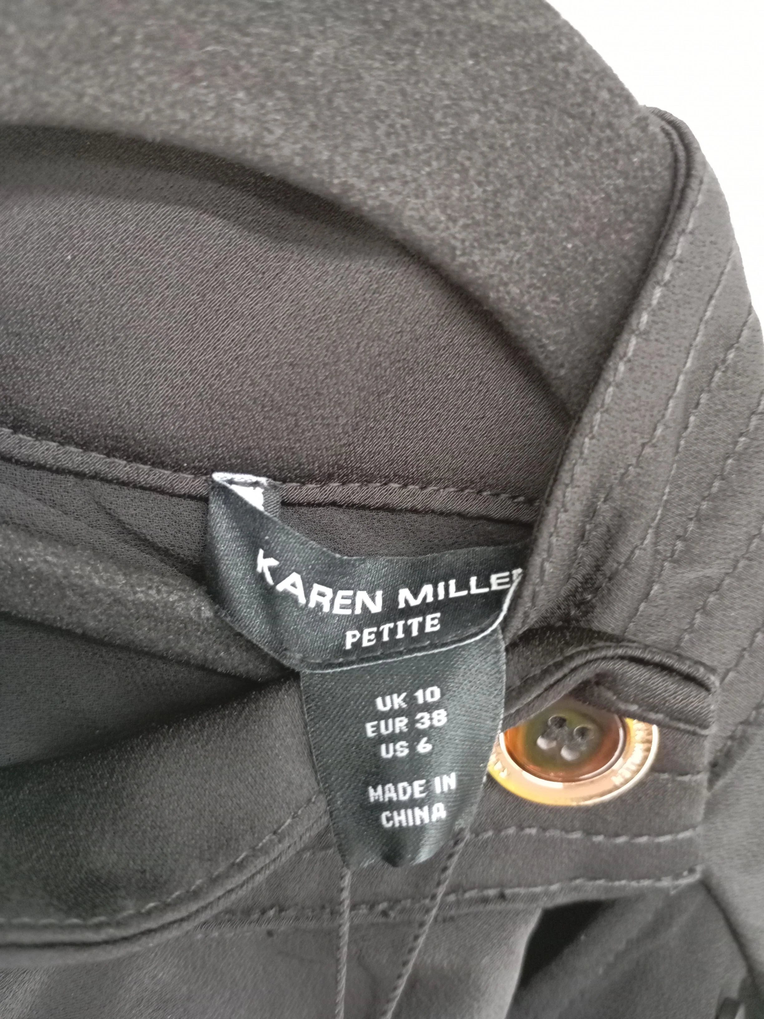 Karen Millen Shirt Midi Dress UK10 in Black RRP £179 - Image 6