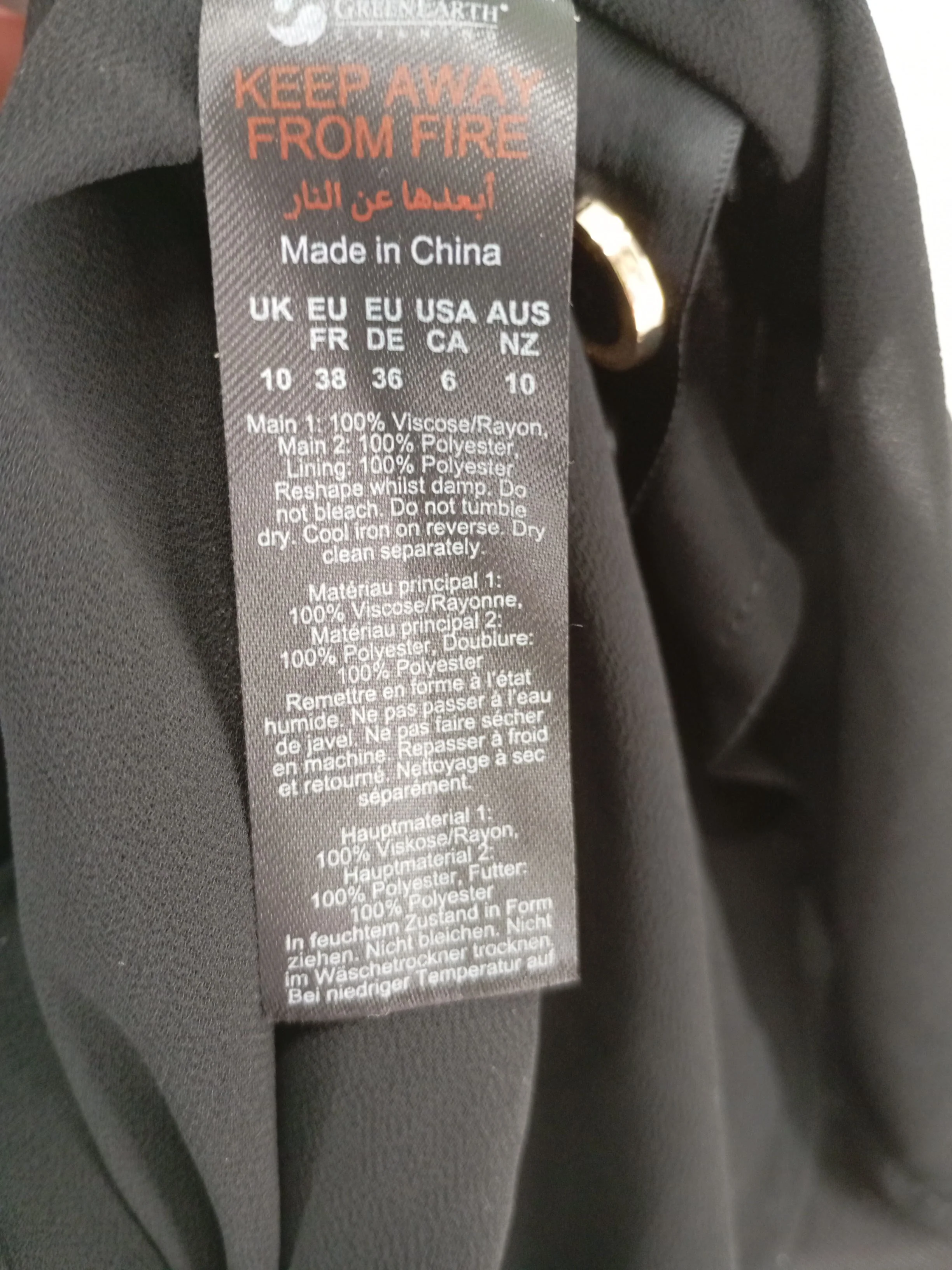 Karen Millen Shirt Midi Dress UK10 in Black RRP £179 - Image 7