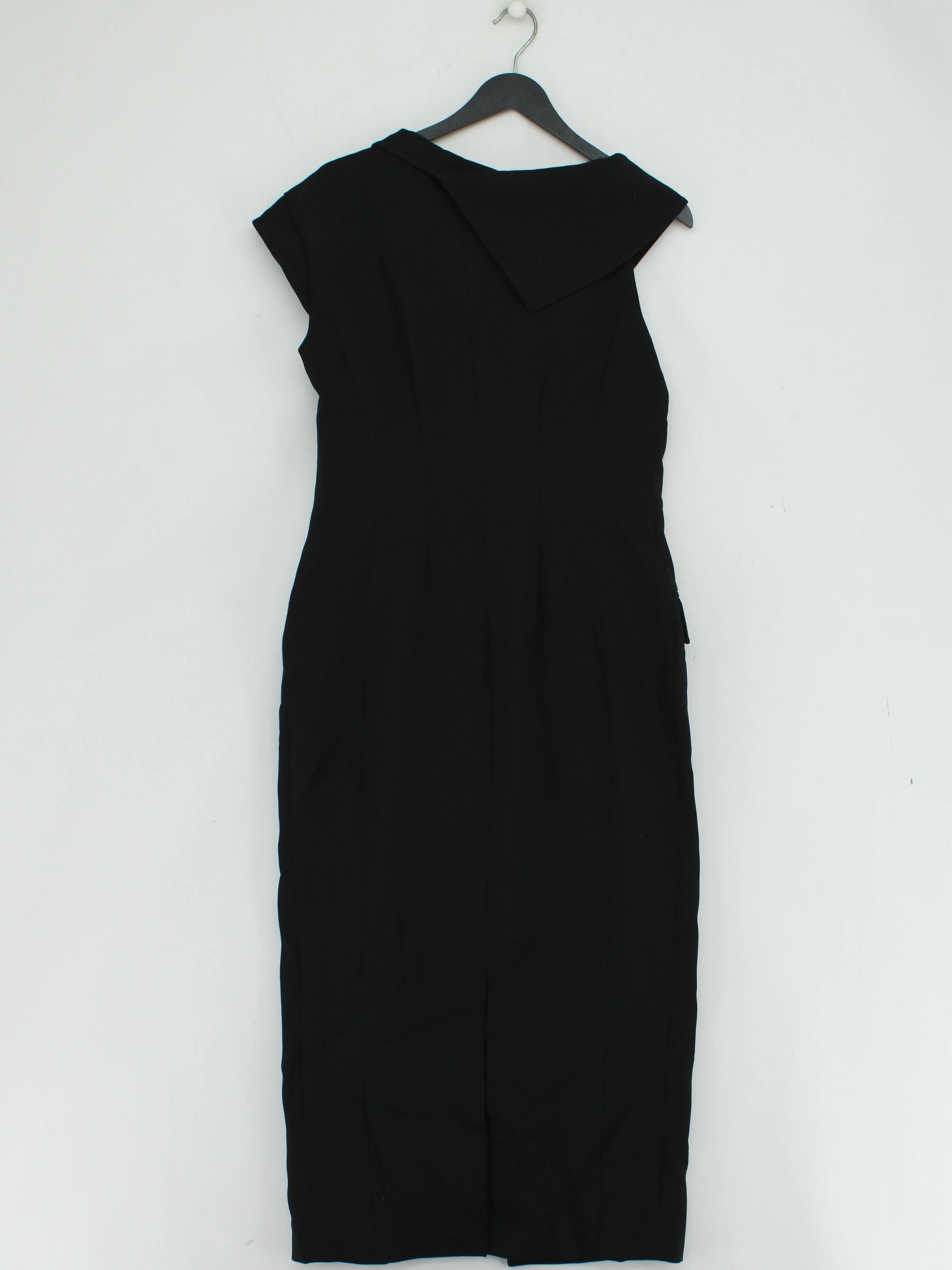 Karen Millen Shirt Midi Dress UK10 in Black RRP £229 - Image 2