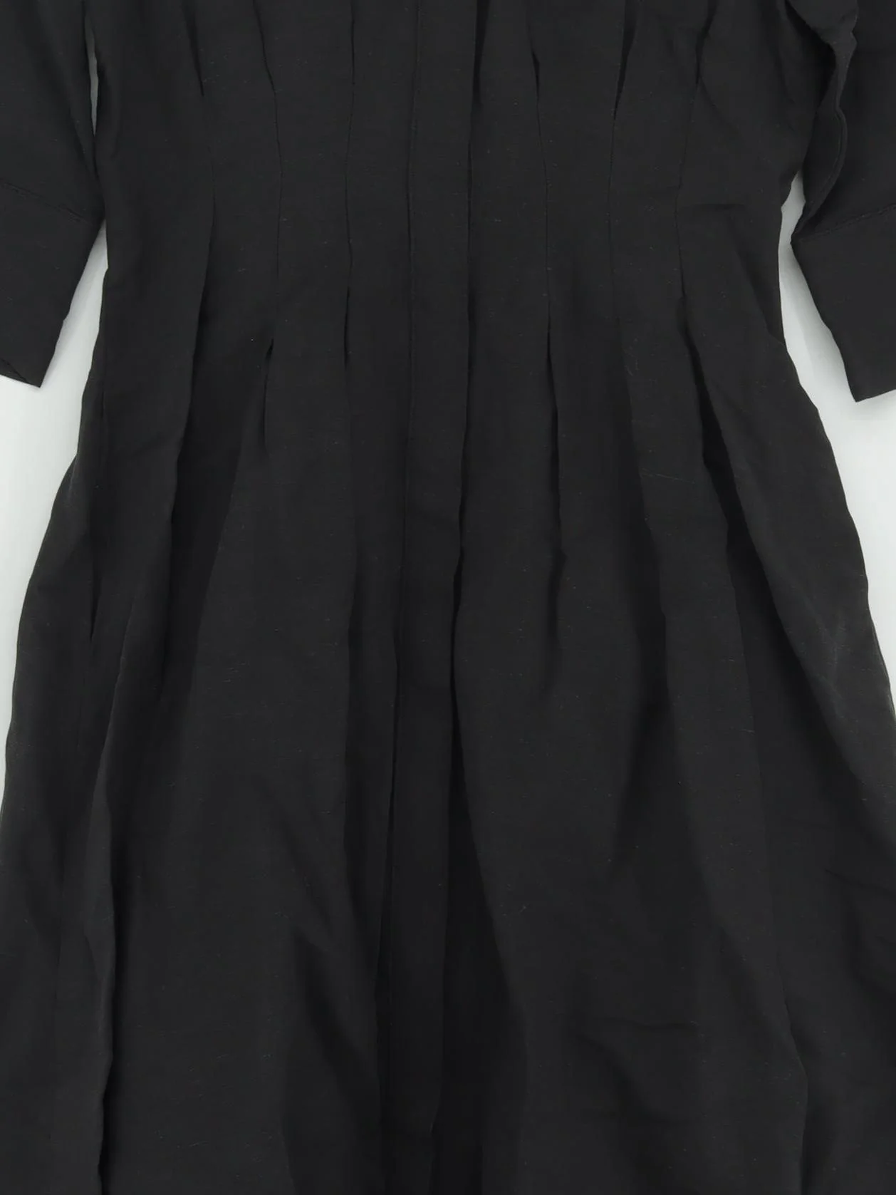 Karen Millen Shirt Midi Dress UK10 in Black RRP £249 - Image 3