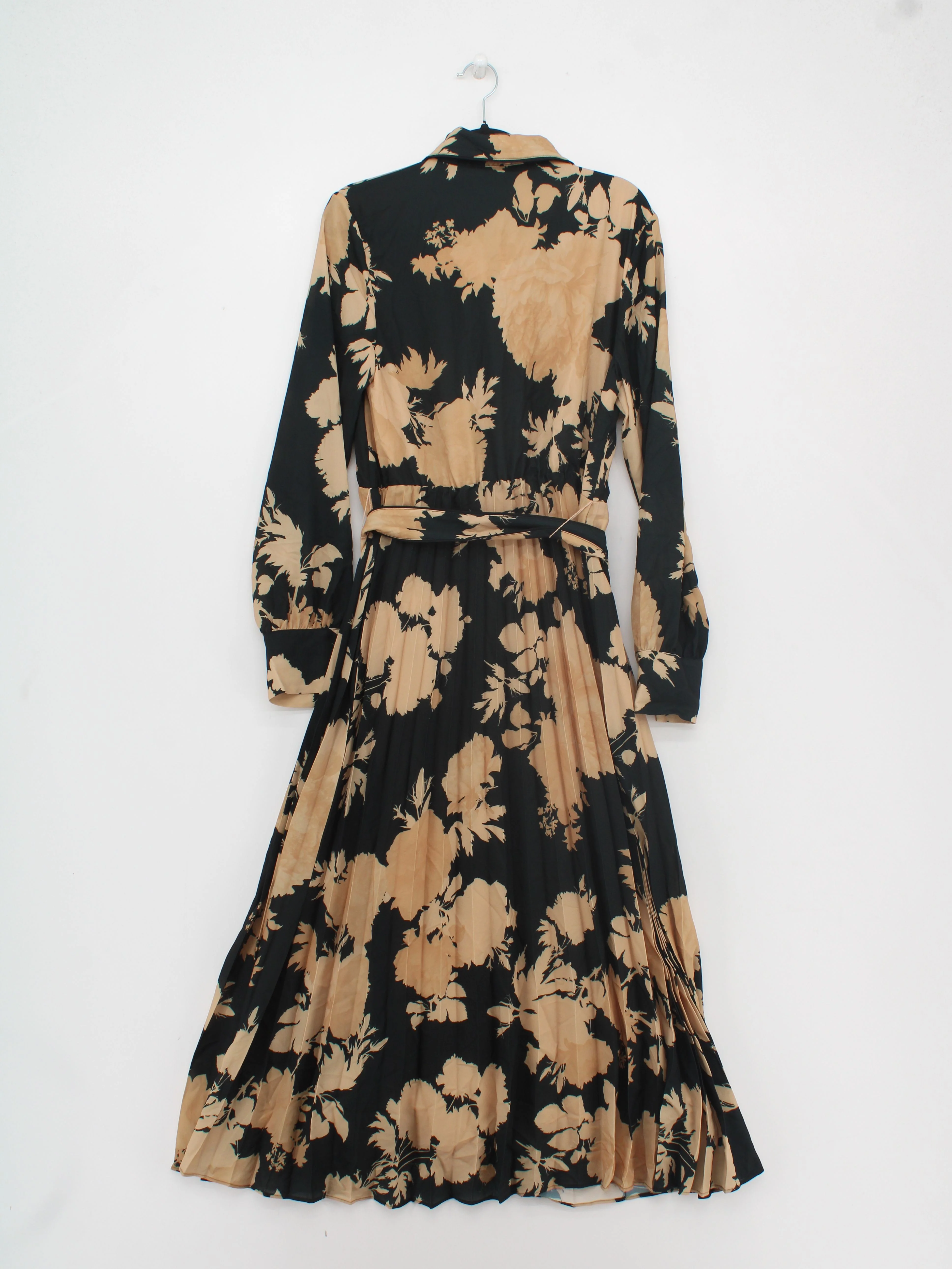 Karen Millen Shirt Midi Dress UK10 in Black RRP £99 - Image 2