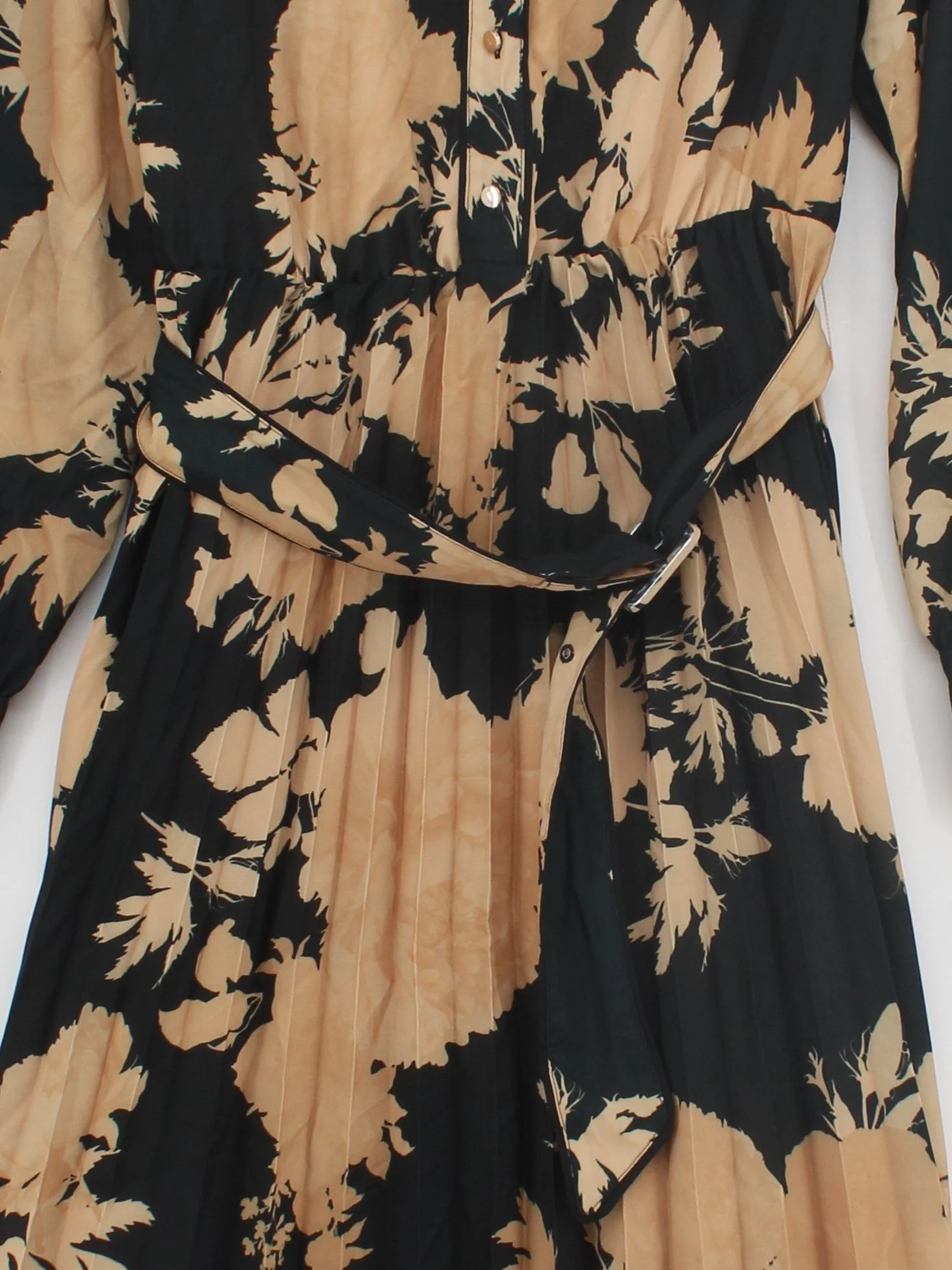 Karen Millen Shirt Midi Dress UK10 in Black RRP £99 - Image 3