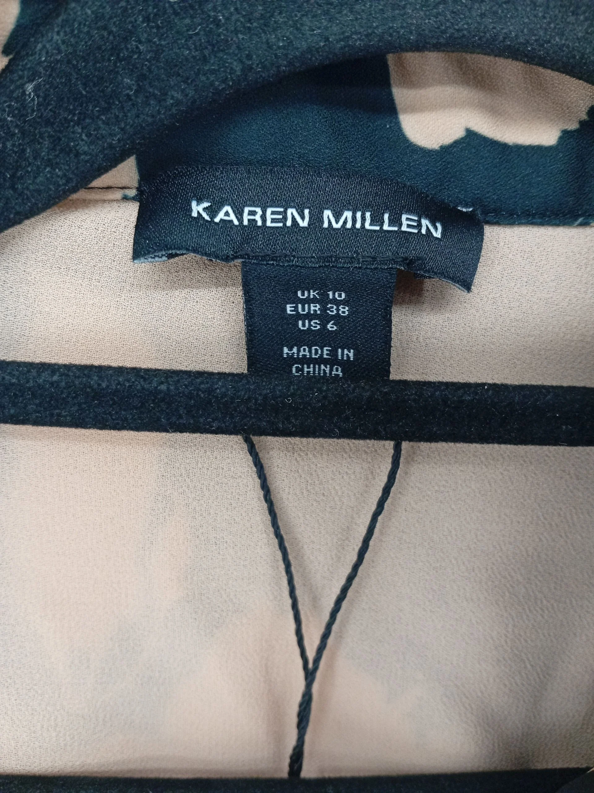 Karen Millen Shirt Midi Dress UK10 in Black RRP £99 - Image 6